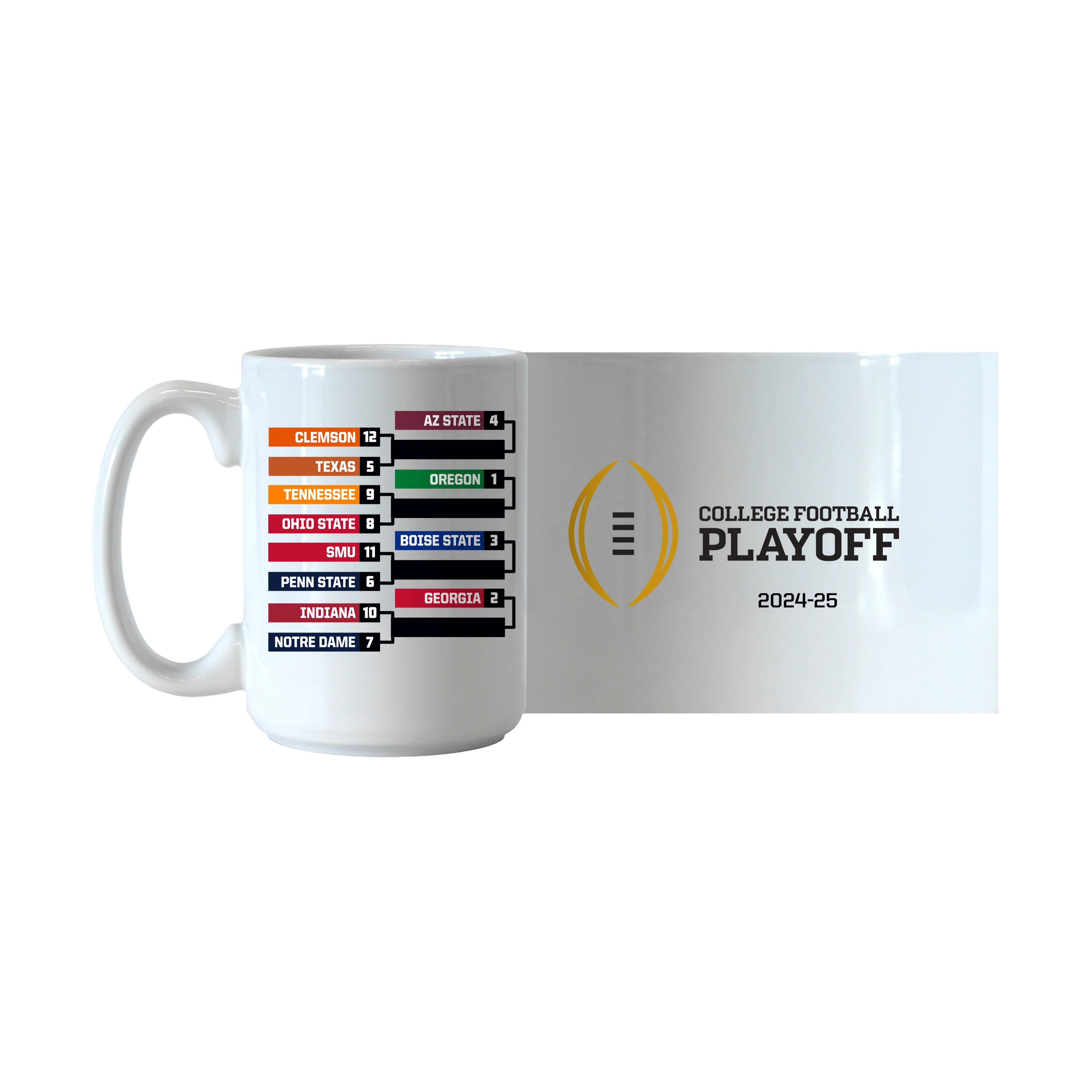 2025 College Football Playoffs 12 Team 15oz Sublimated Mug - Image 2