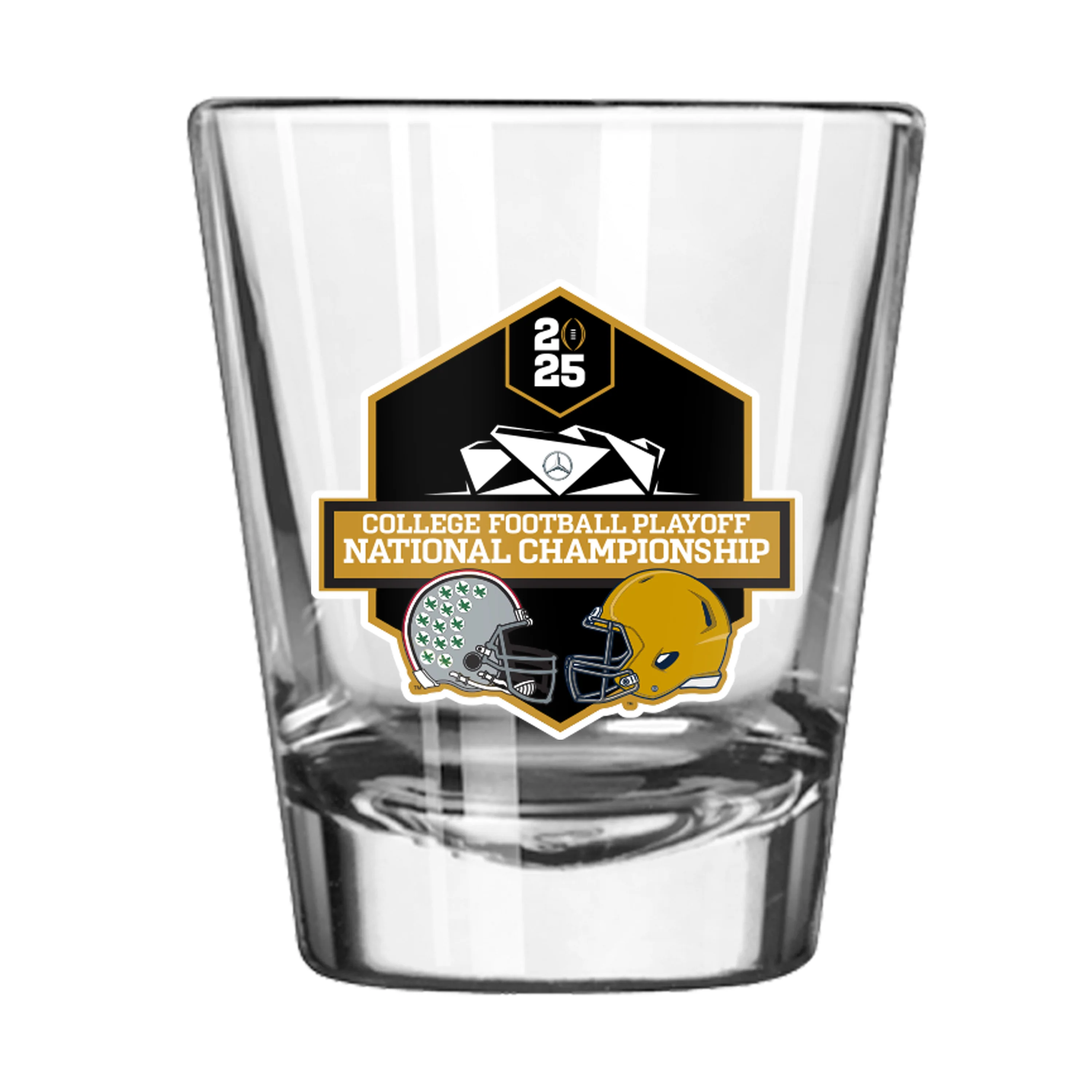 2025 College Football Playoffs Dueling 2oz Shot Glass - Image 2