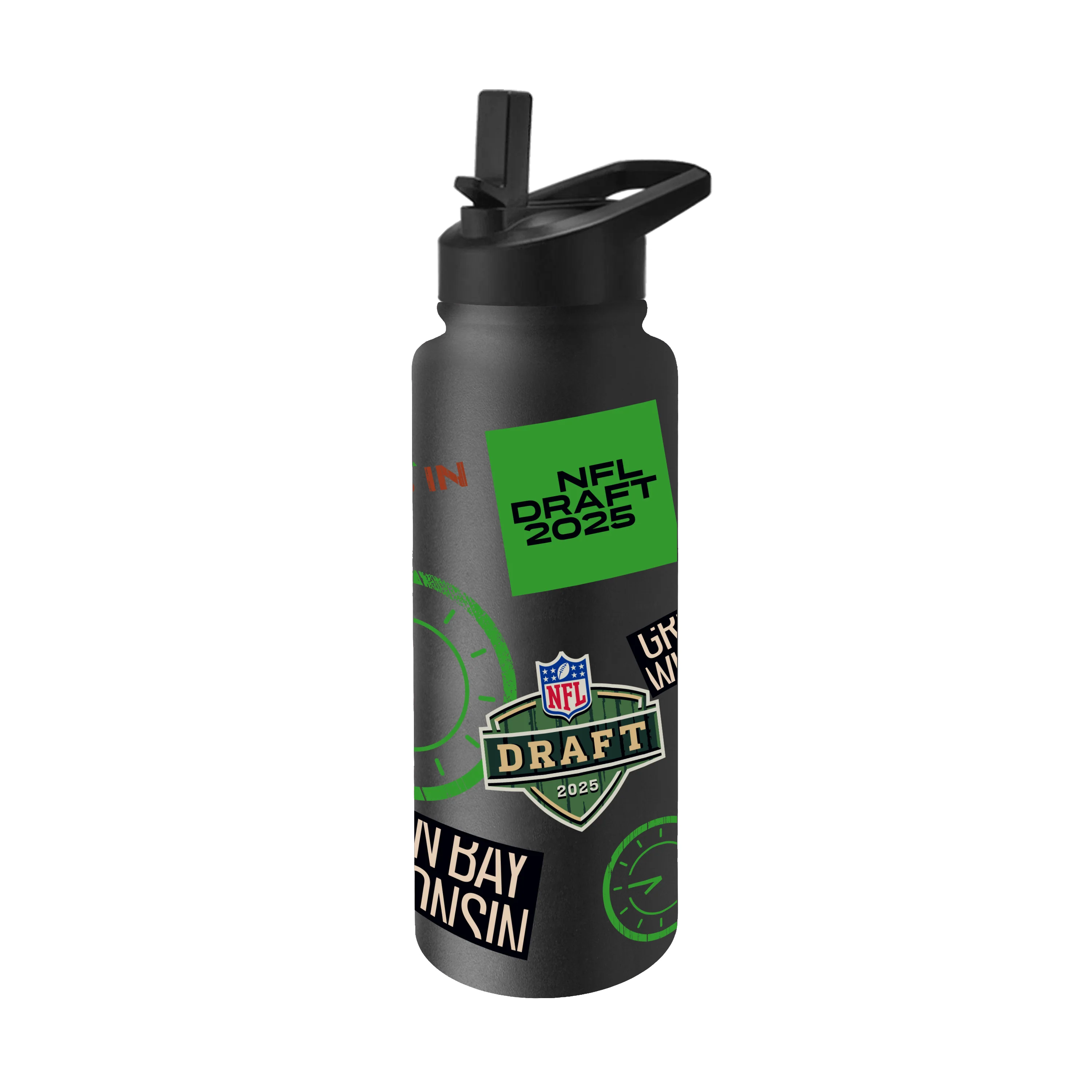 2025 NFL Draft 34oz Quencher Bottle