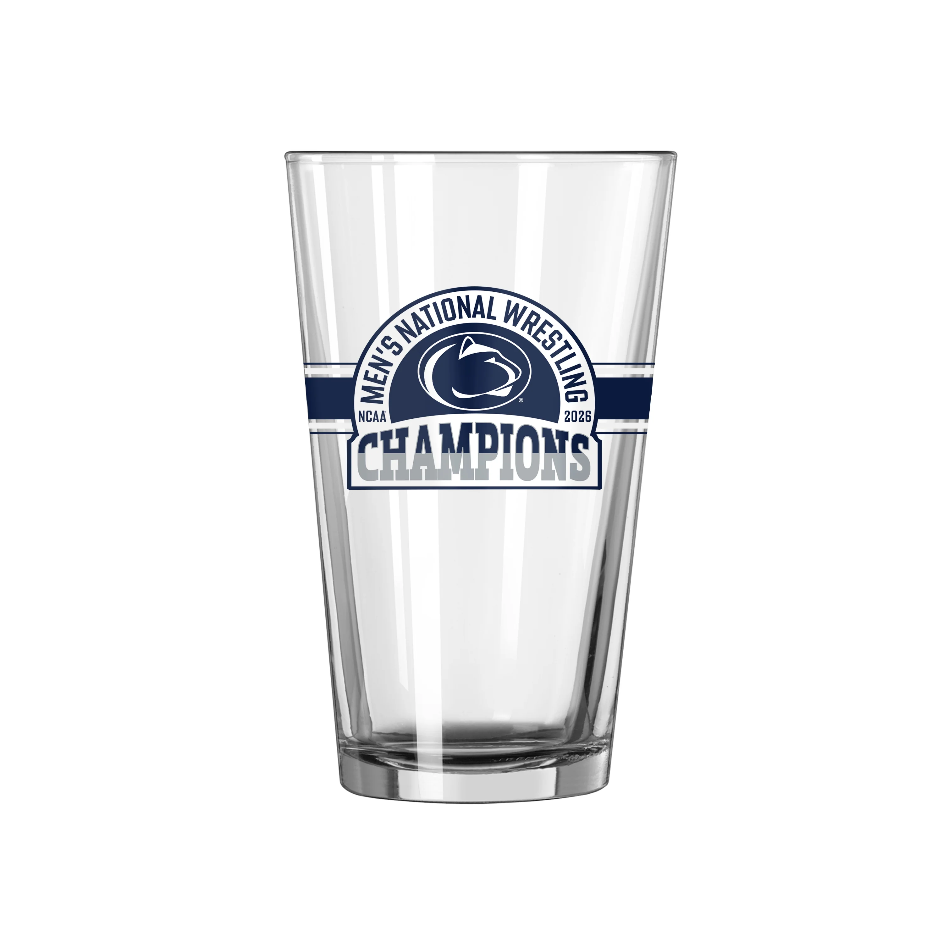 2026 Mens Wrestling Champions 16oz Pint Glass - Image 2