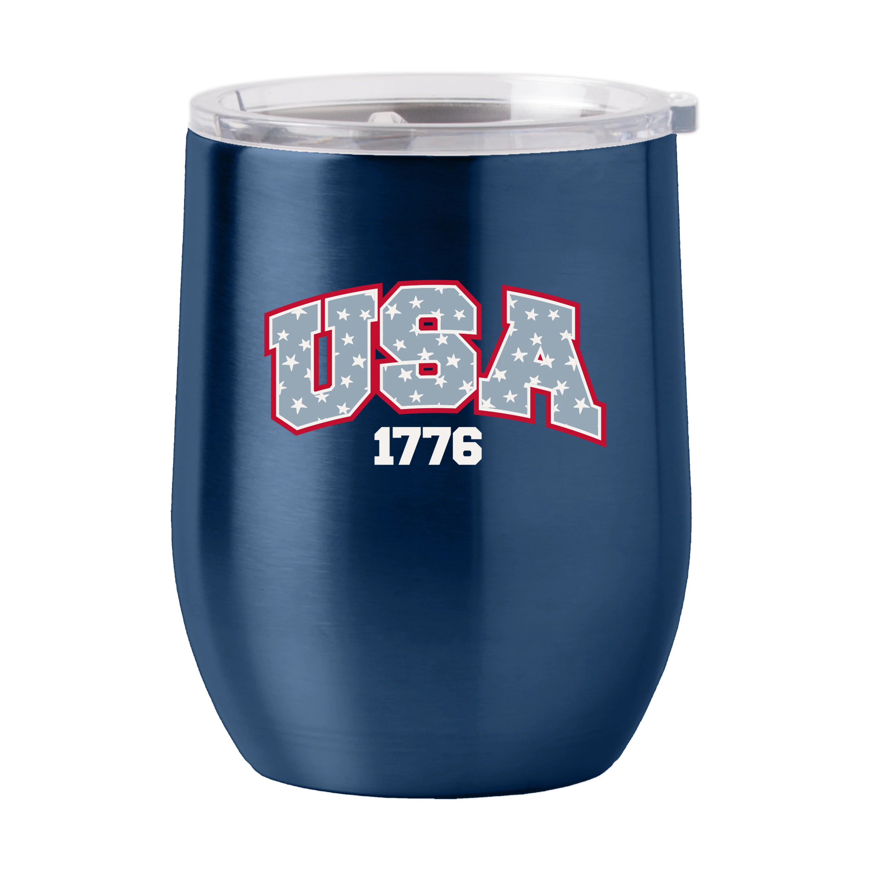 4th of July 16oz Navy USA Stainless Curved Beverage - Image 2