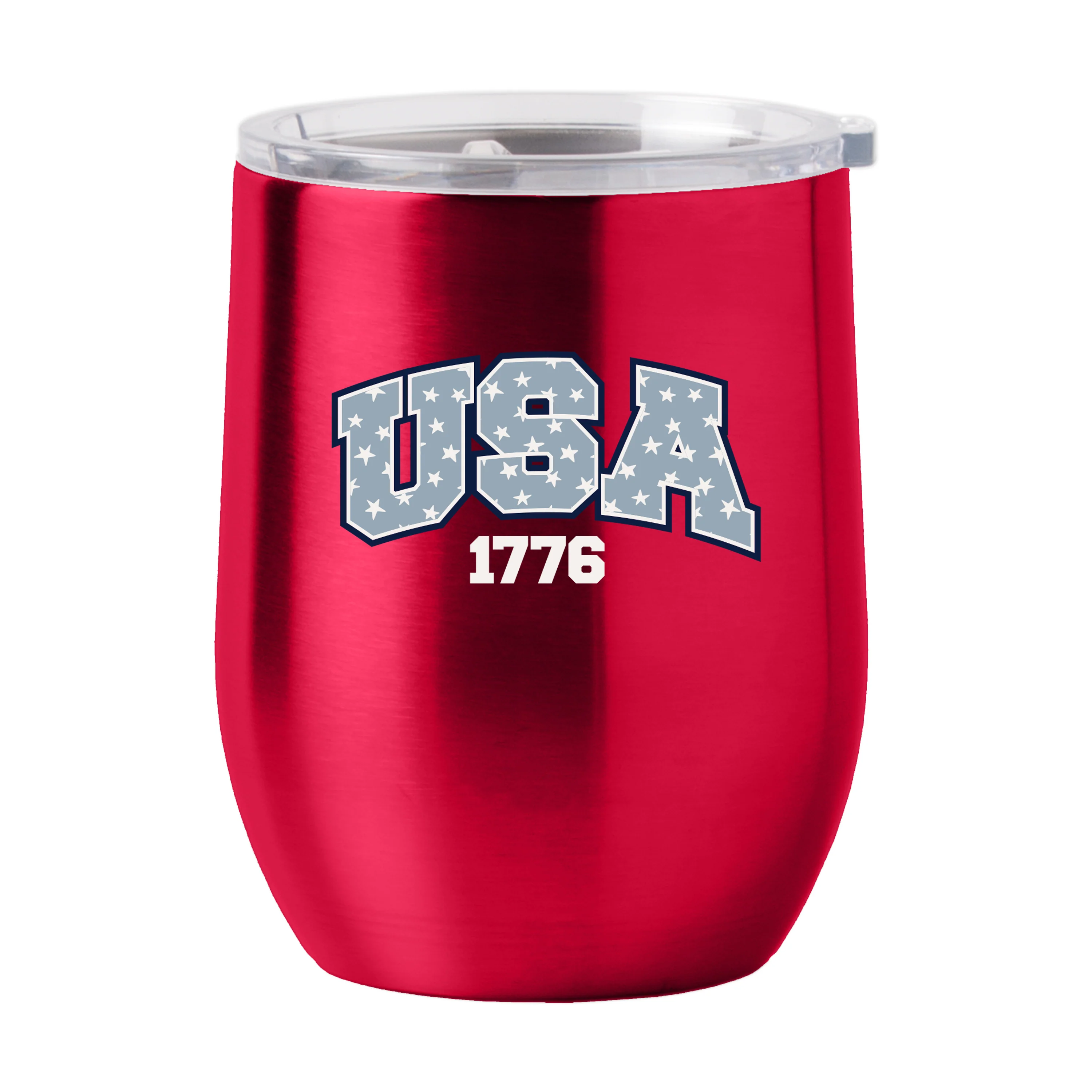 4th of July 16oz Red USA Stainless Curved Beverage - Image 2