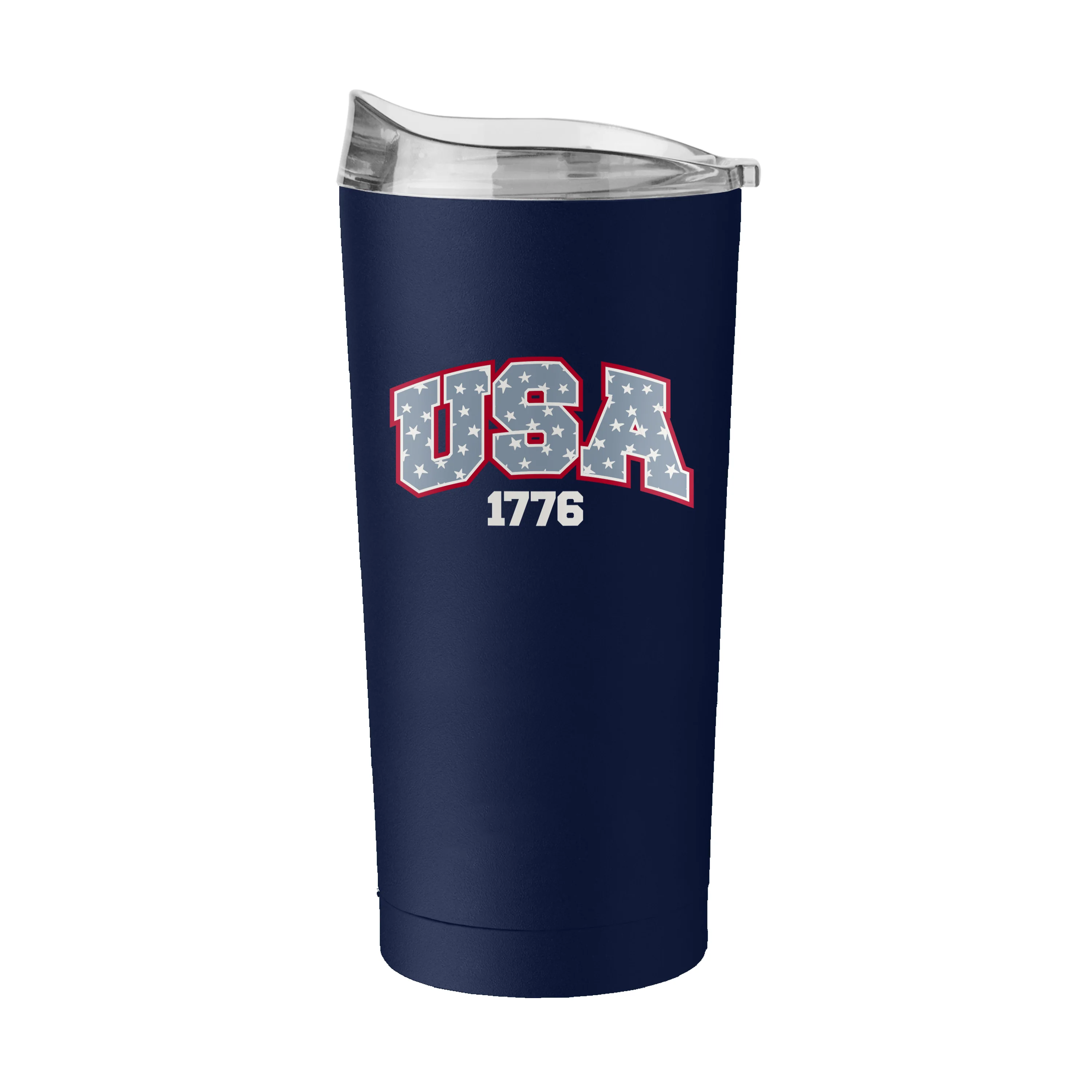 4th of July 20oz Navy USA Powder Coat Tumbler