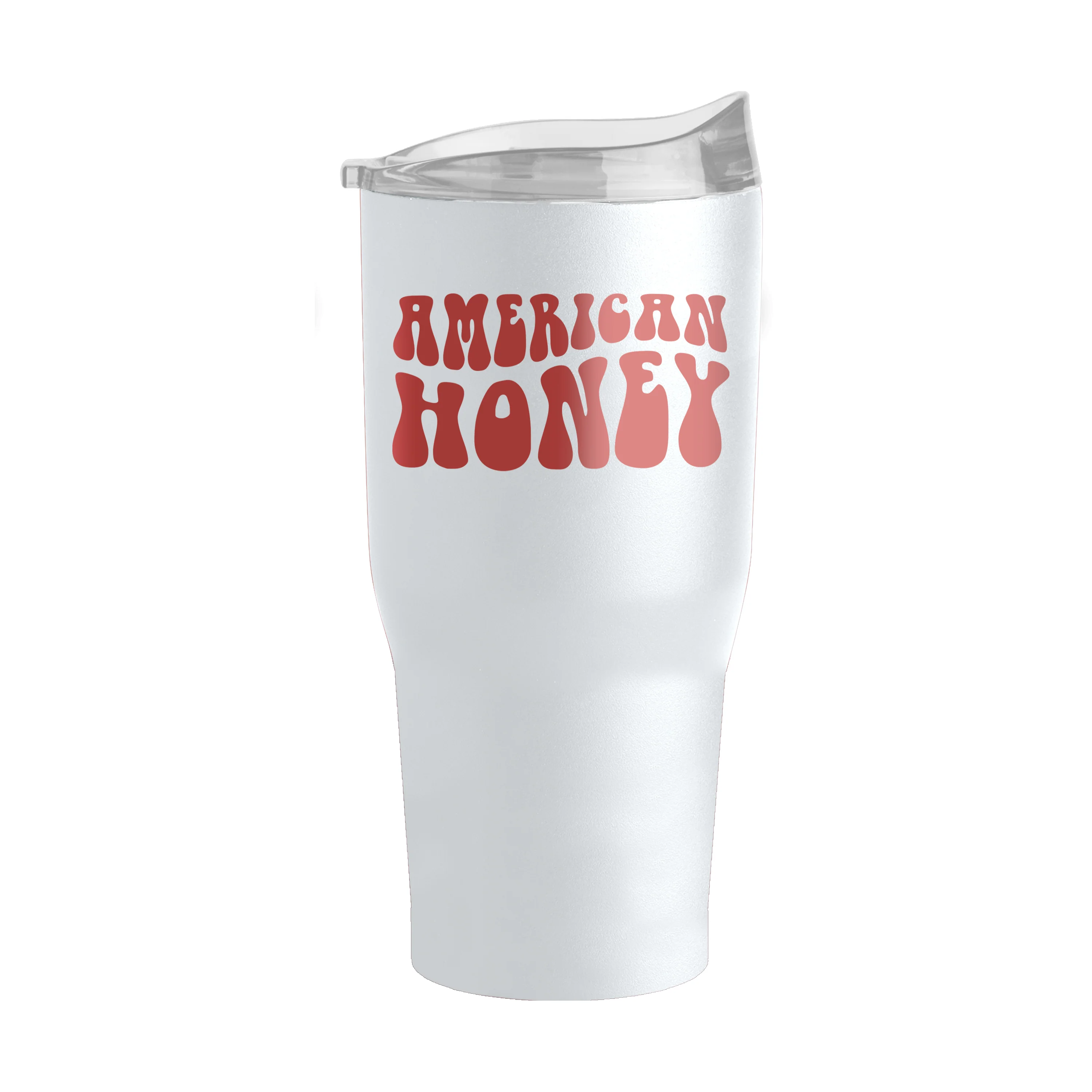 4th of July 30oz White America Honey Powder Coat Tumbler - Image 2