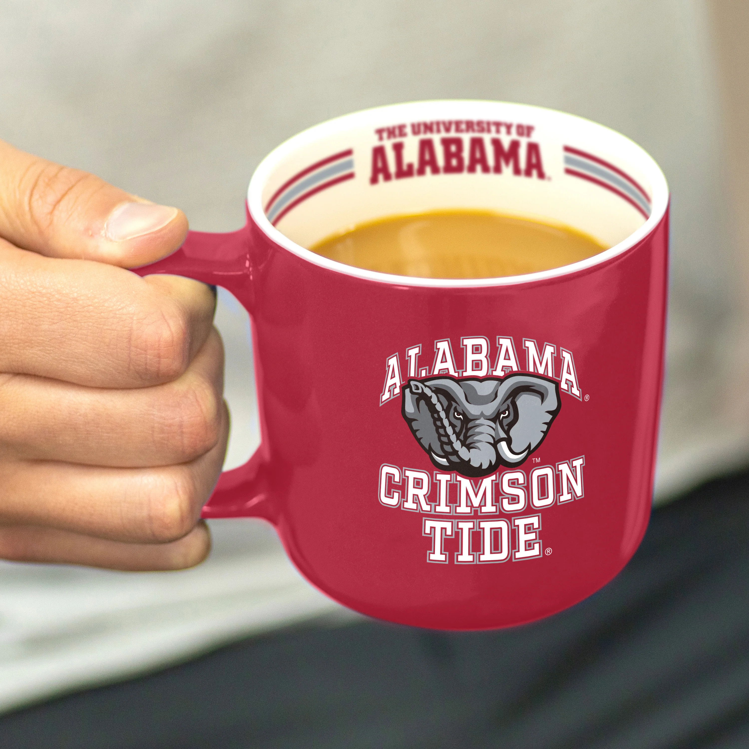 Alabama 15oz Stripe Mug - Image 4