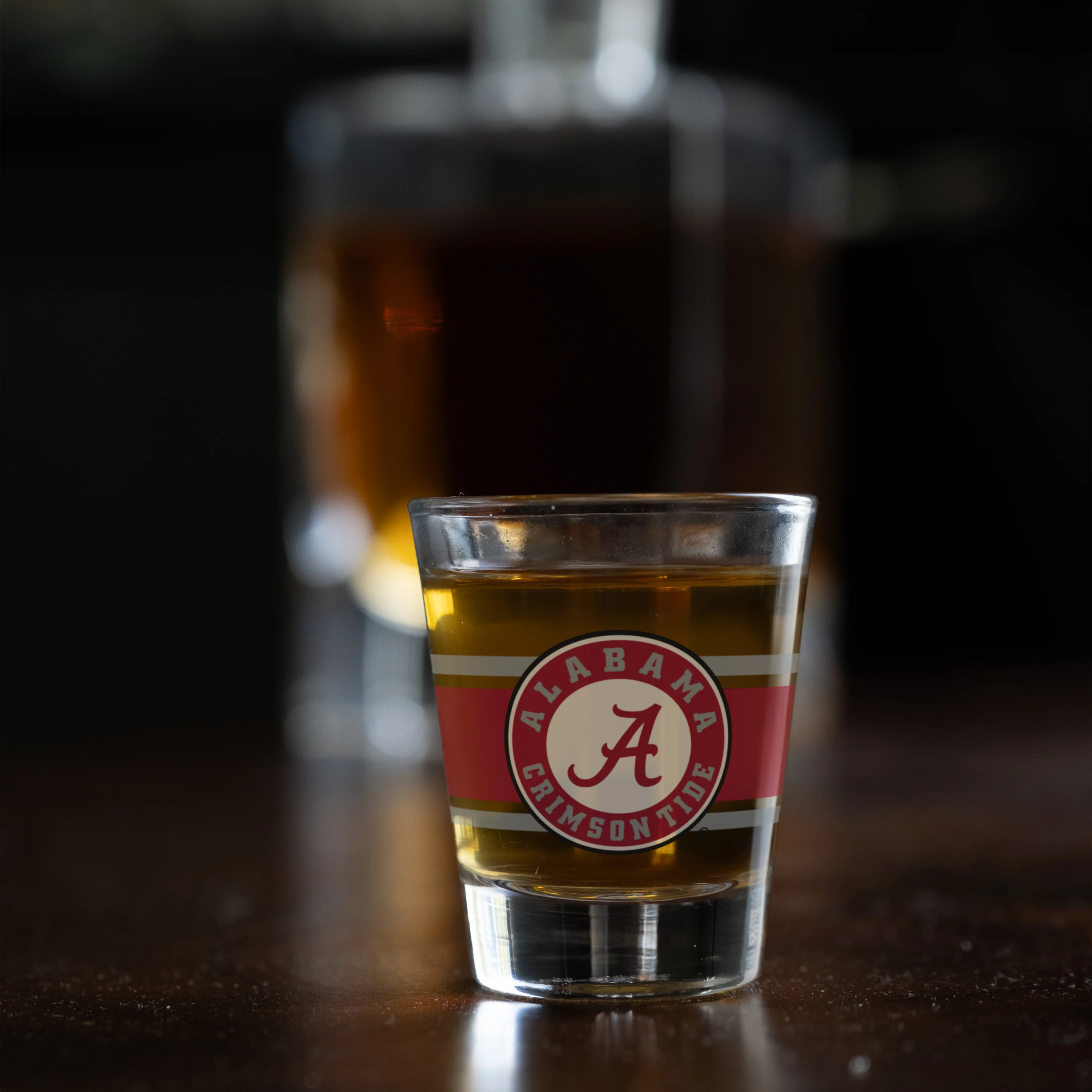 Alabama 2oz Stripe Shot Glass - Image 2