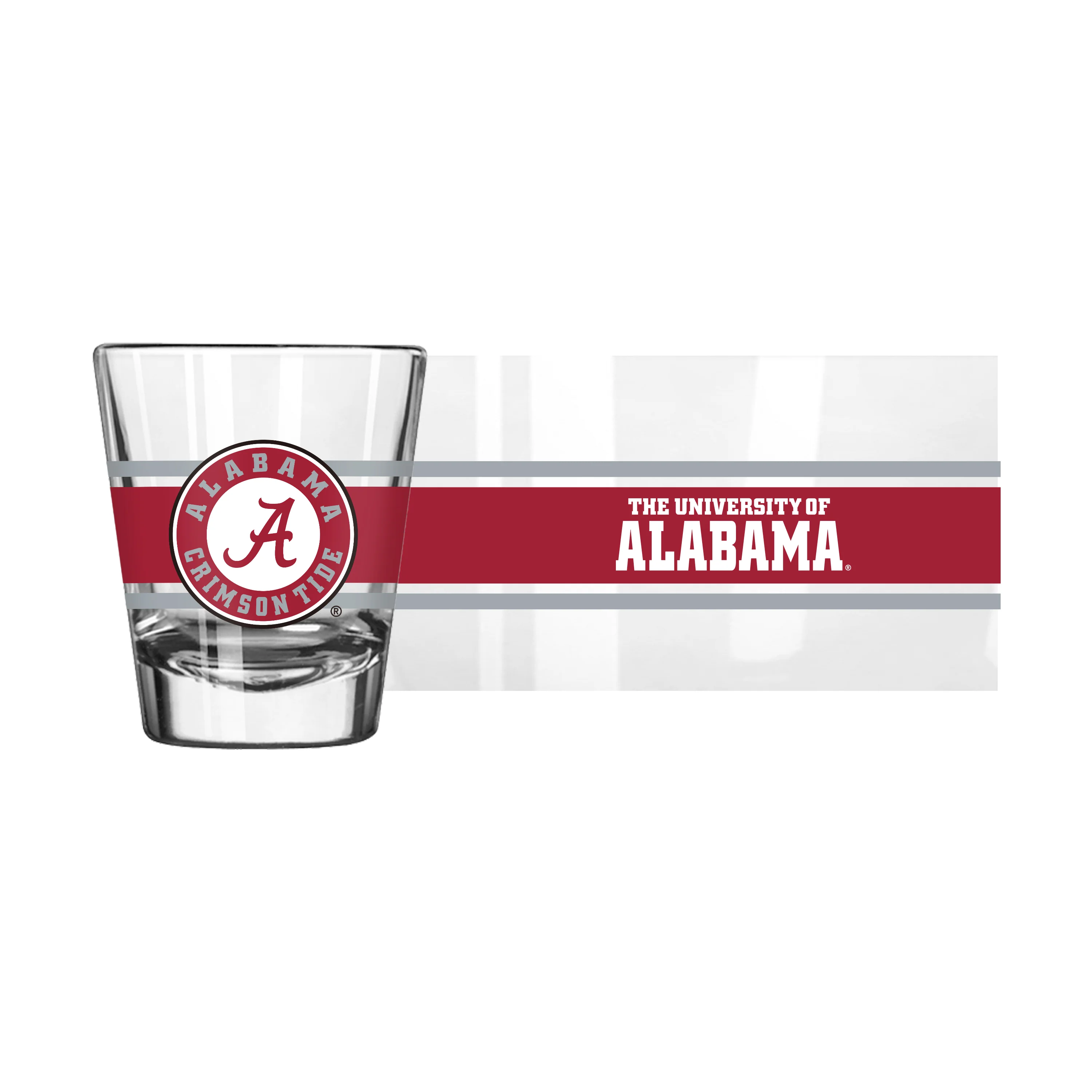Alabama 2oz Stripe Shot Glass - Image 3