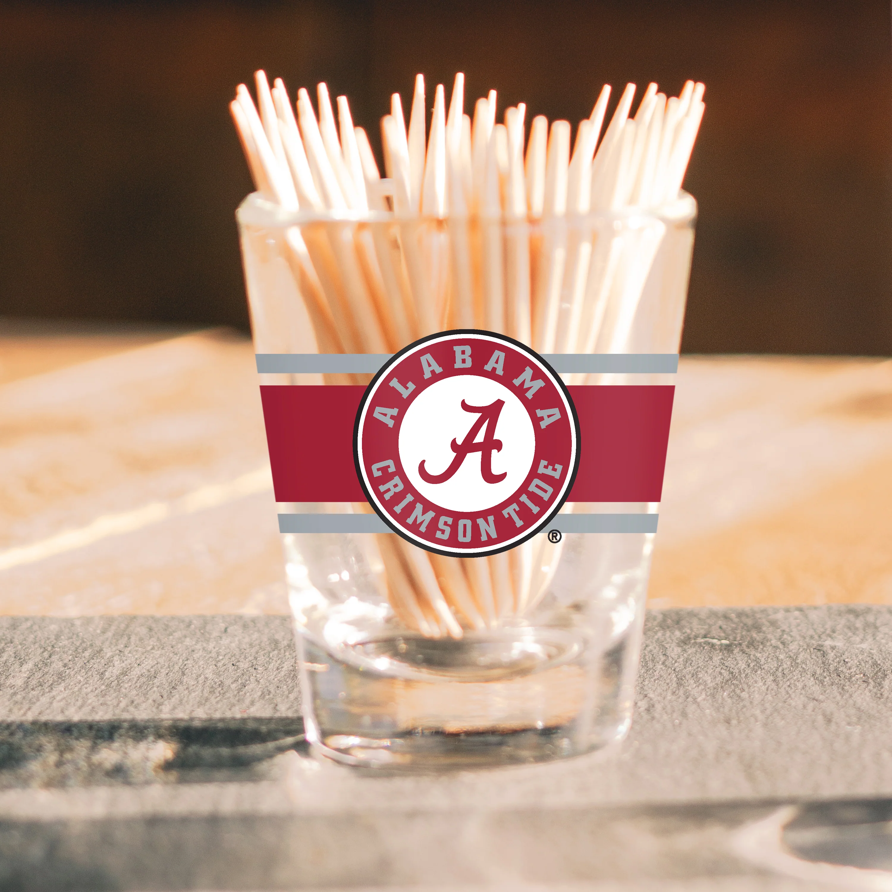 Alabama 2oz Stripe Shot Glass - Image 5