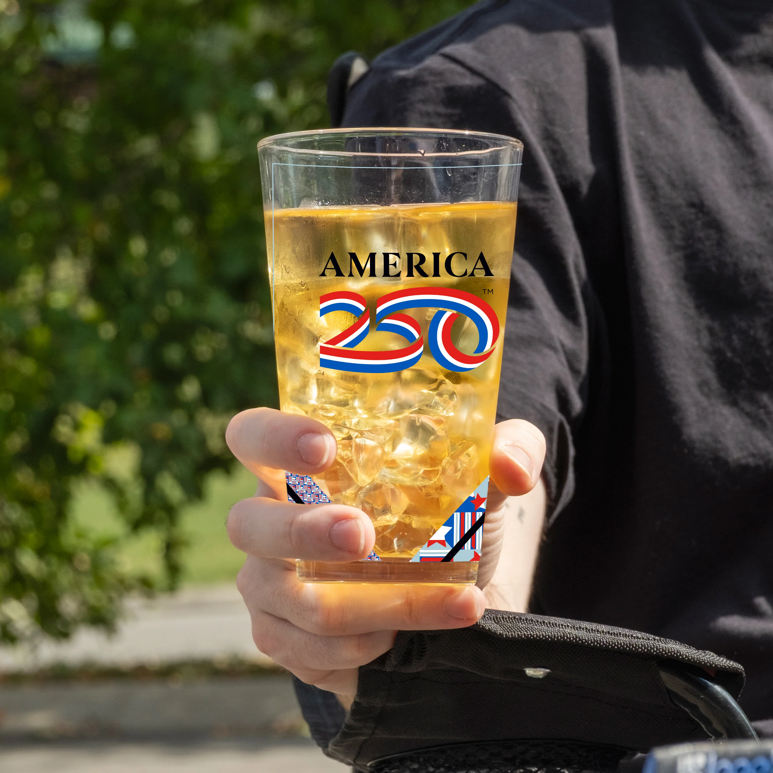 America 250 16oz Stars and Stripes Pint Glass - Image 5