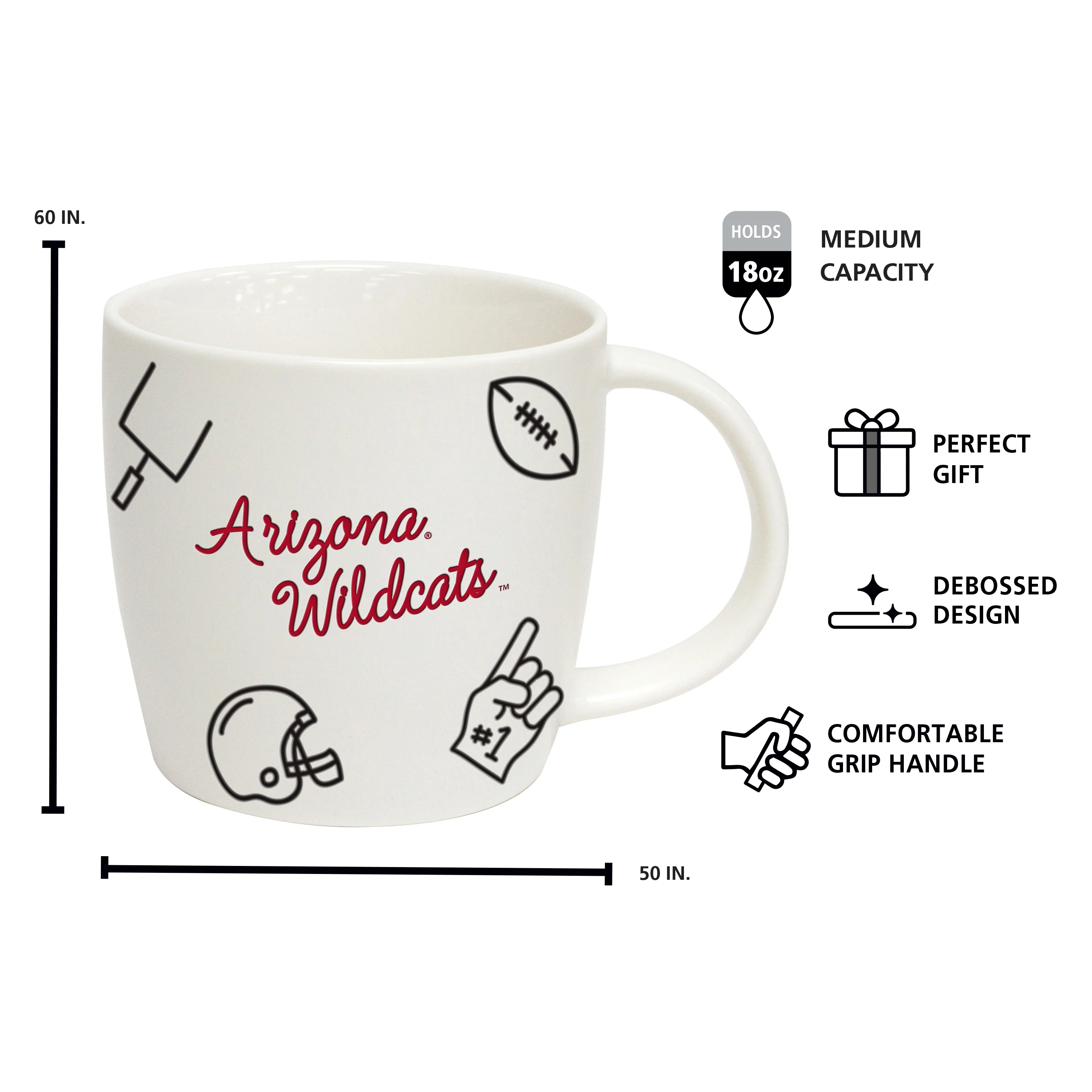 Arizona 18oz Playmaker Mug - Image 5