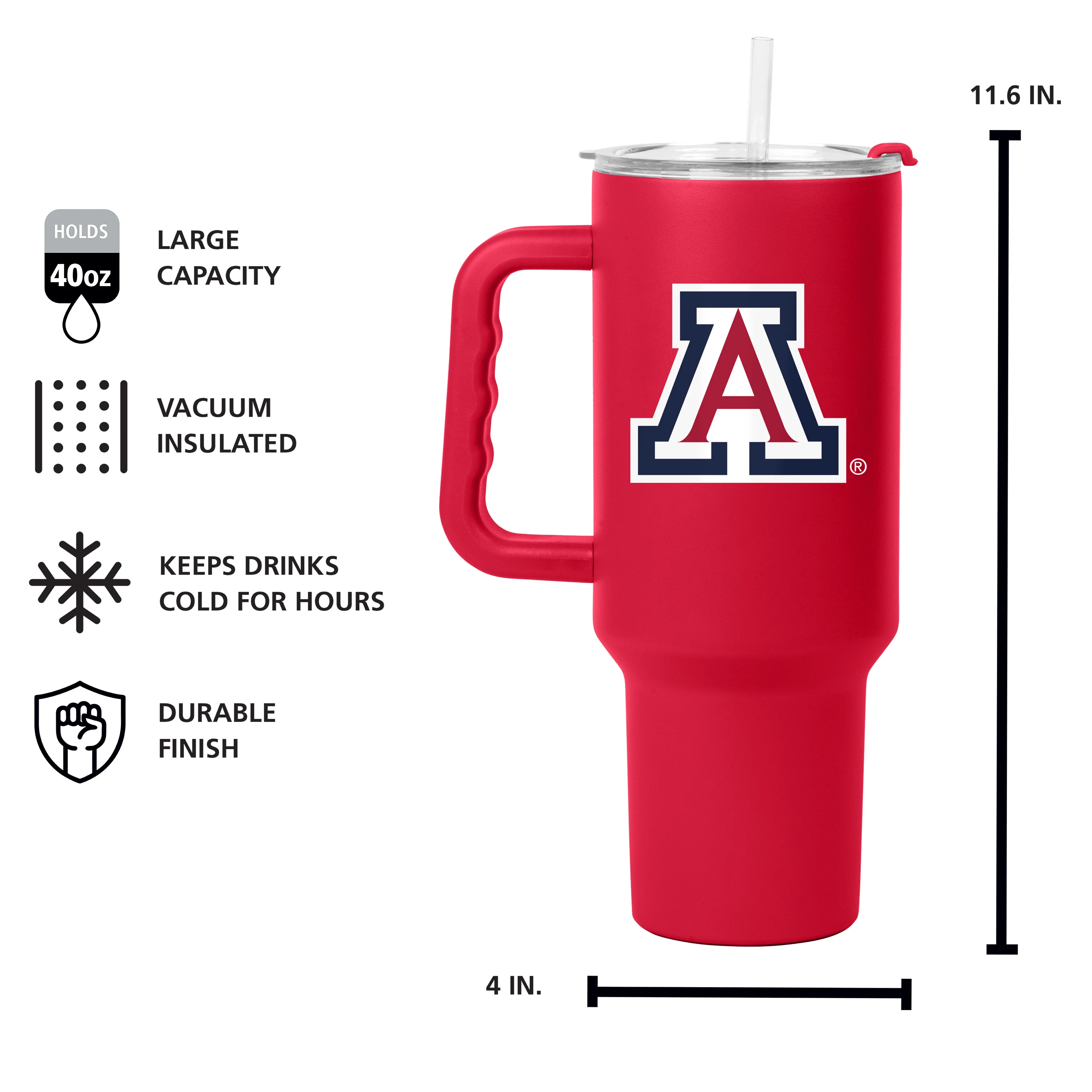 Arizona 40oz Flipside Powder Coat Tumbler - Image 5