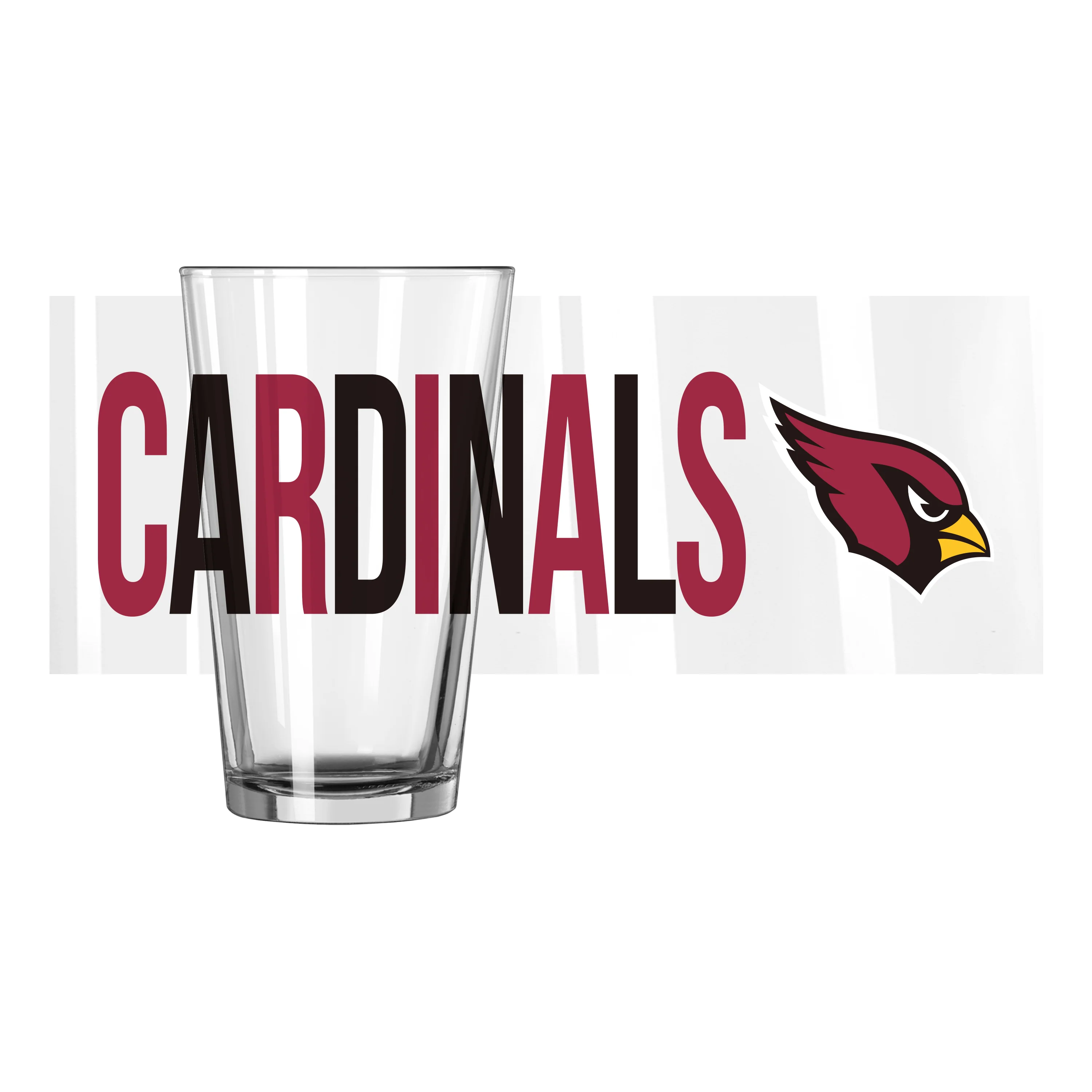 Arizona Cardinals 16oz Overtime Pint Glass - Image 2