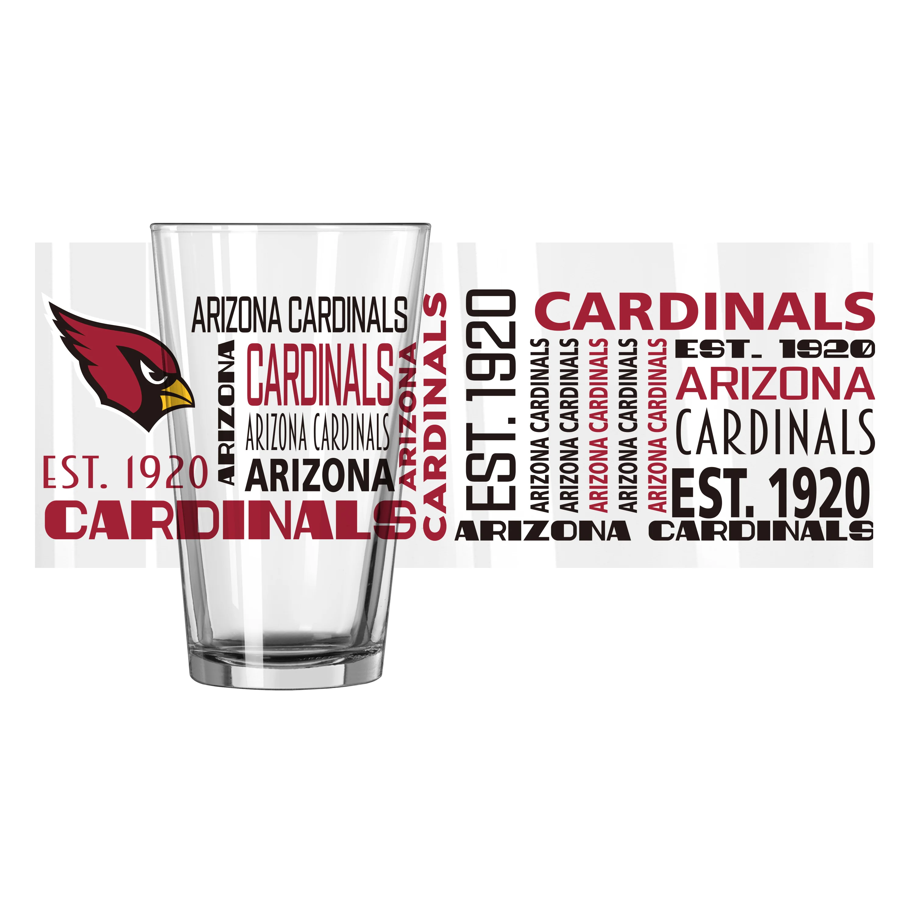 Arizona Cardinals 16oz Spirit Pint Glass - Image 2