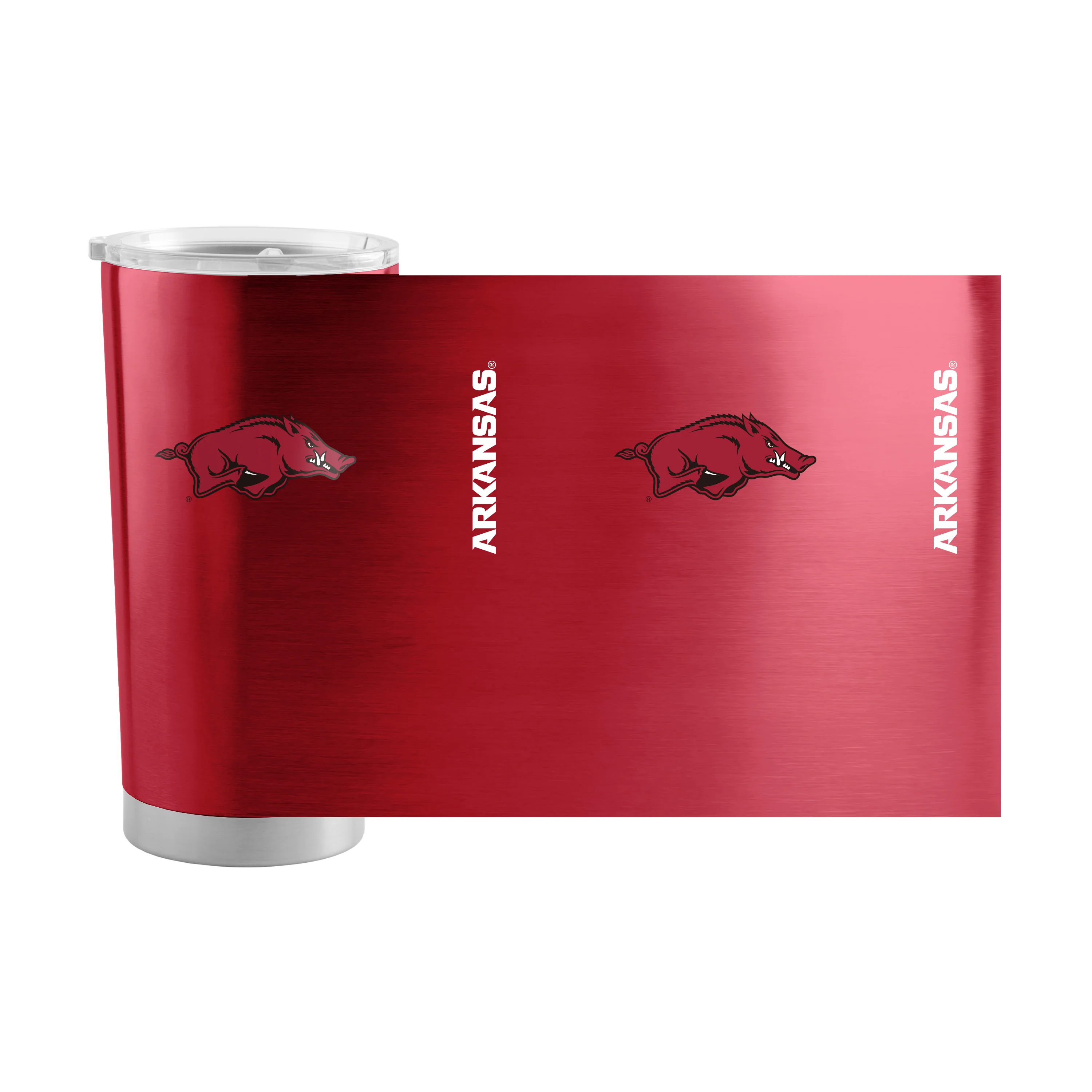 Arkansas 20oz Gameday Stainless Steel Tumbler - Image 3