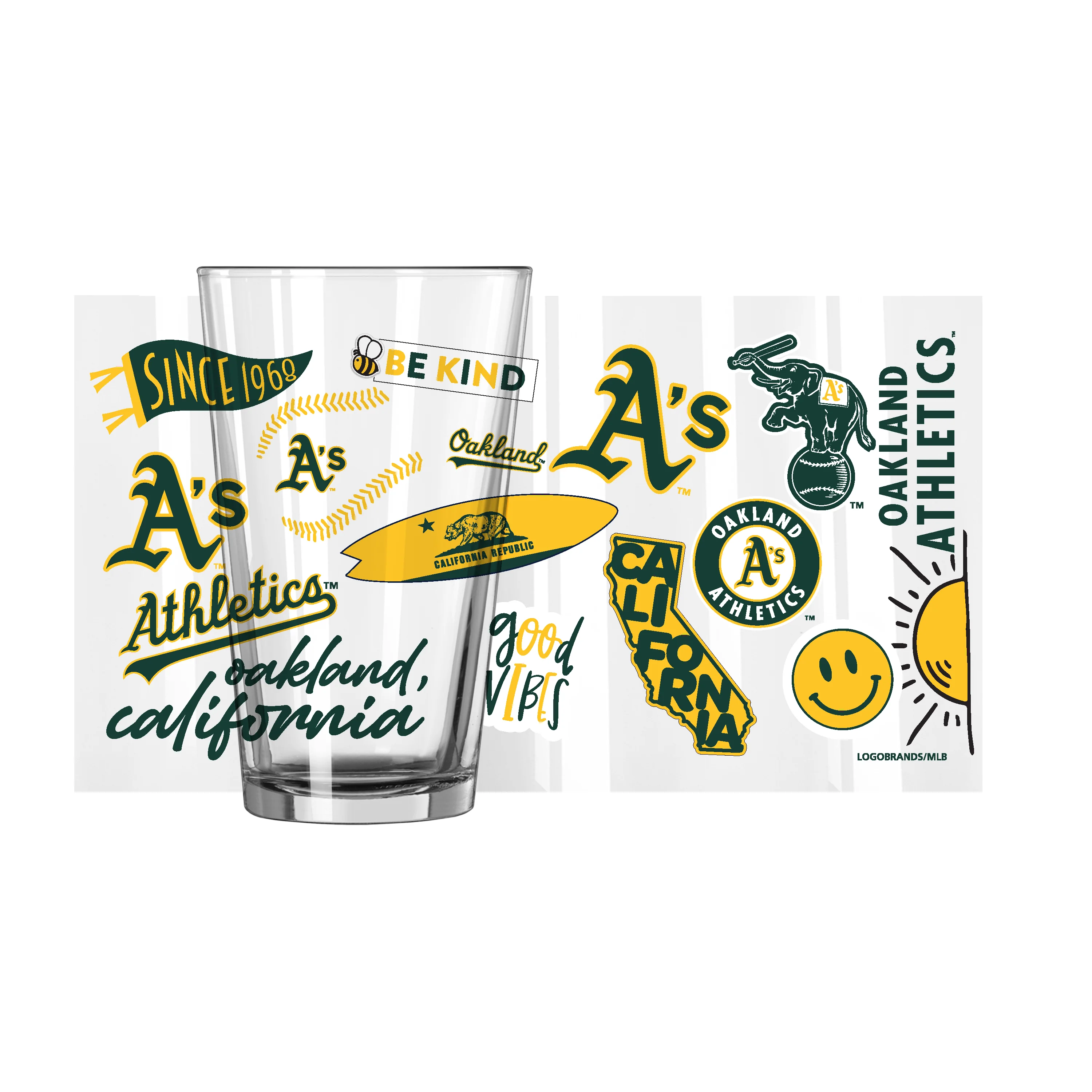 Athletics 16oz Native Pint Glass - Image 2