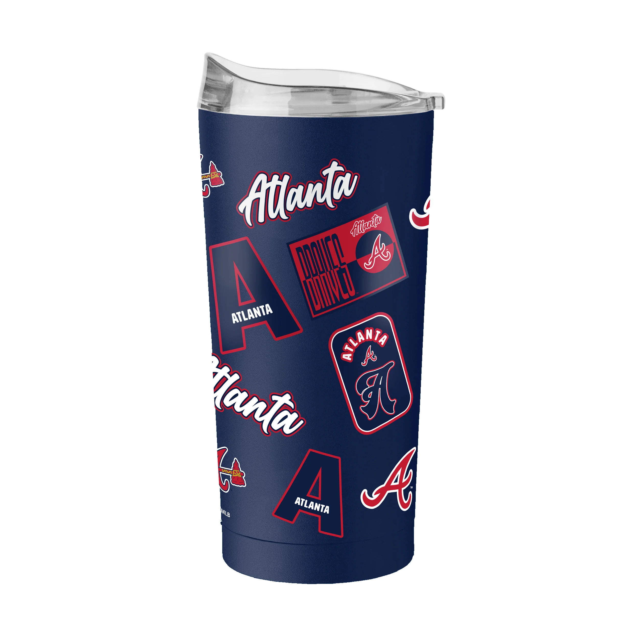 Atlanta Braves 20oz Dream Weave Powder Coat Tumbler