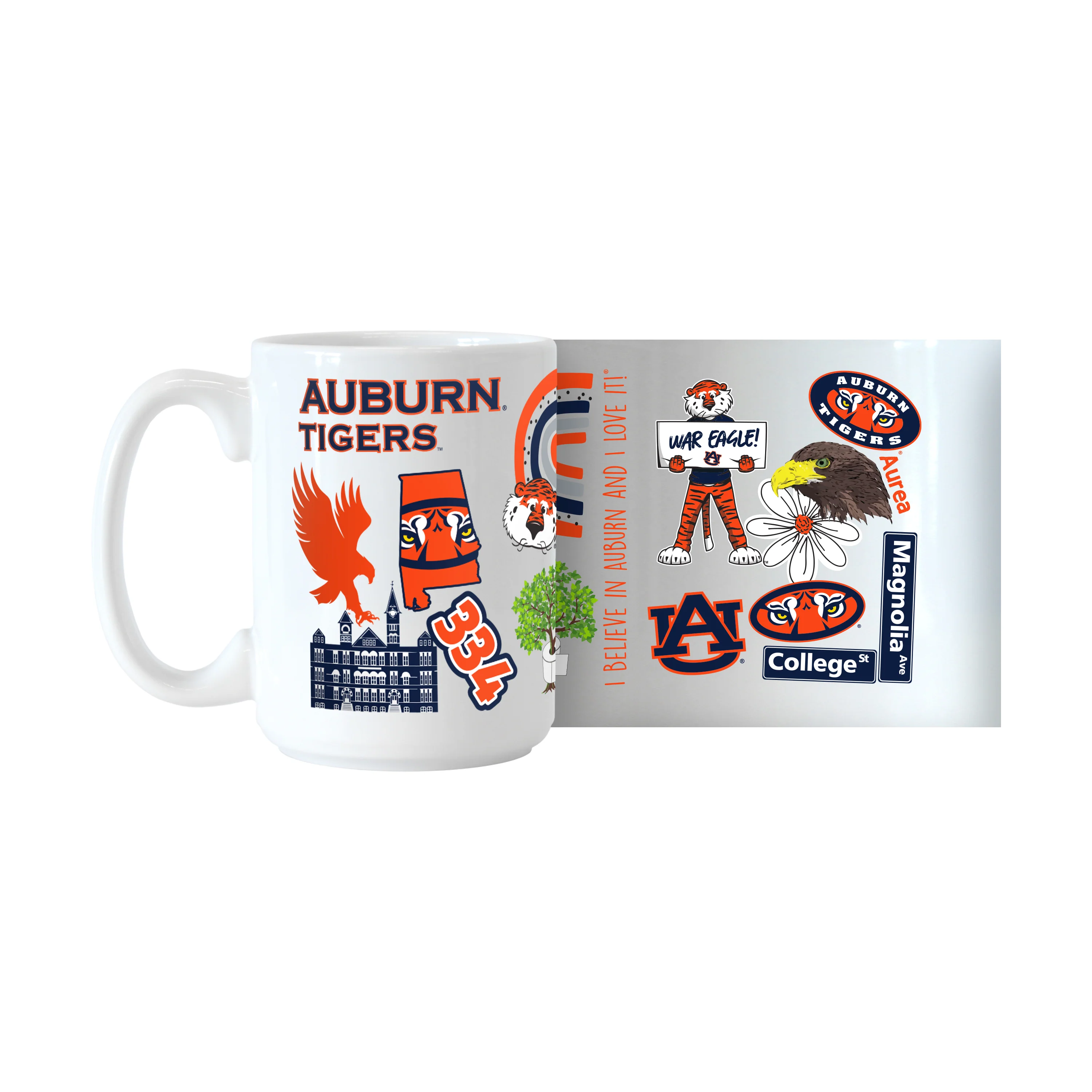 Auburn 15oz Native Sublimated Mug - Image 3
