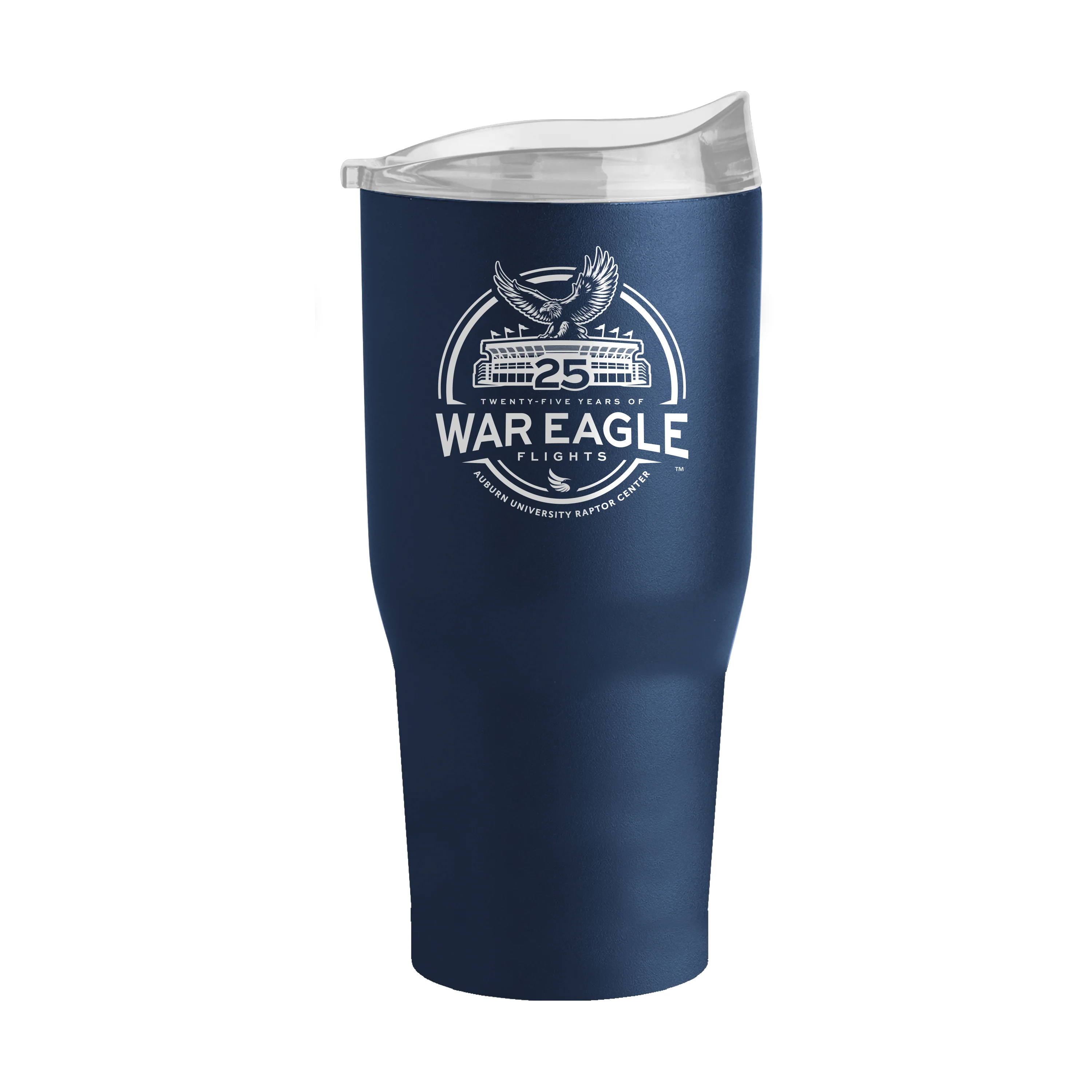 Auburn University Raptor Center 25th Anniversary 30oz Powder Coat Tumbler - Image 2