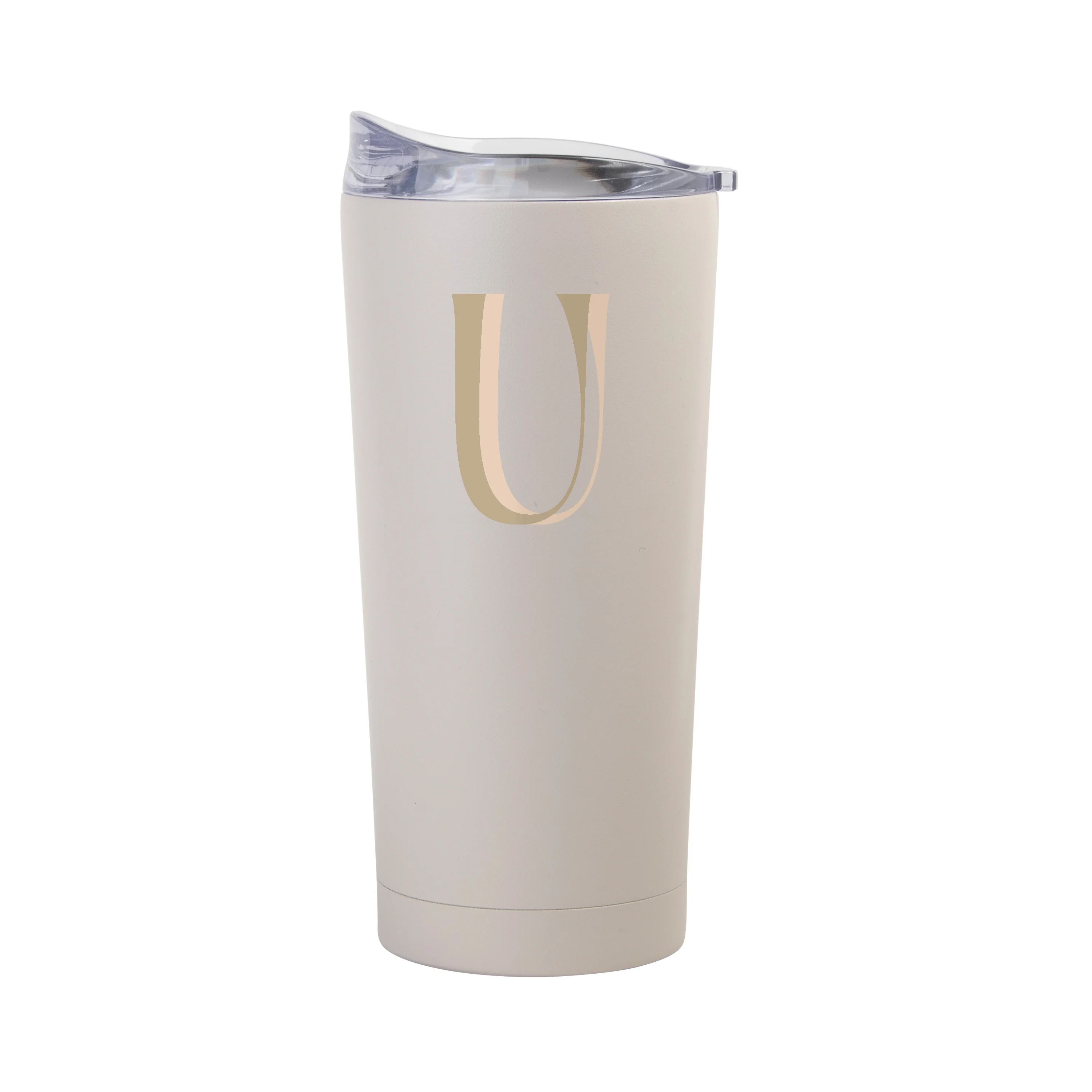 Bachelorette Sand 20oz Letter U Powder Coat Tumbler
