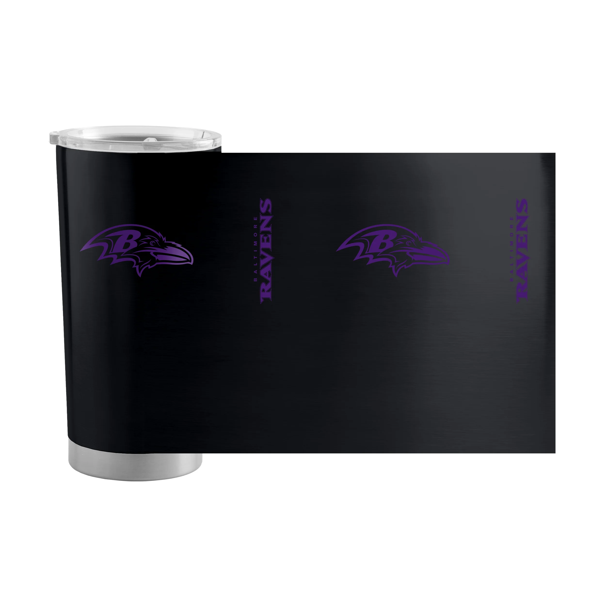 Baltimore Ravens 20oz Gameday Stainless Tumbler - Image 3