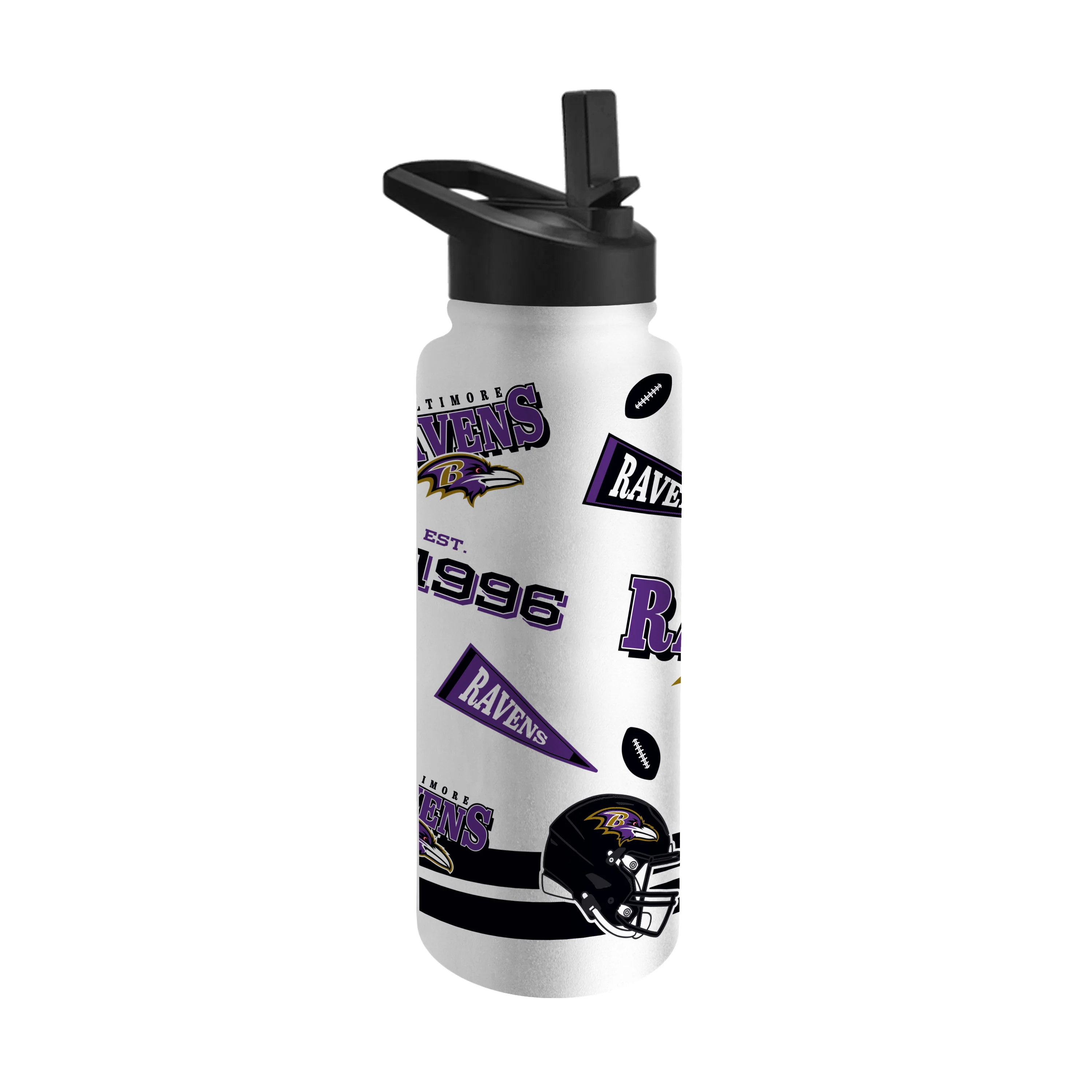 Baltimore Ravens 34oz Native Quencher Bottle - Image 2