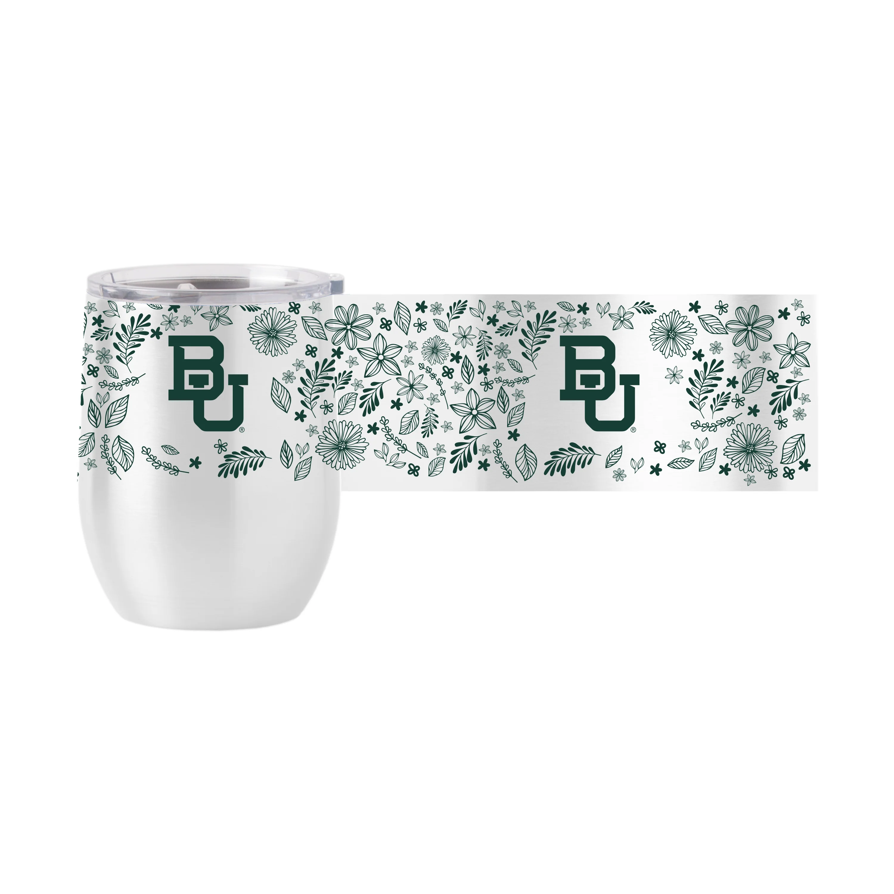 Baylor 16oz Botanical Stainless Curved Beverage - Image 2