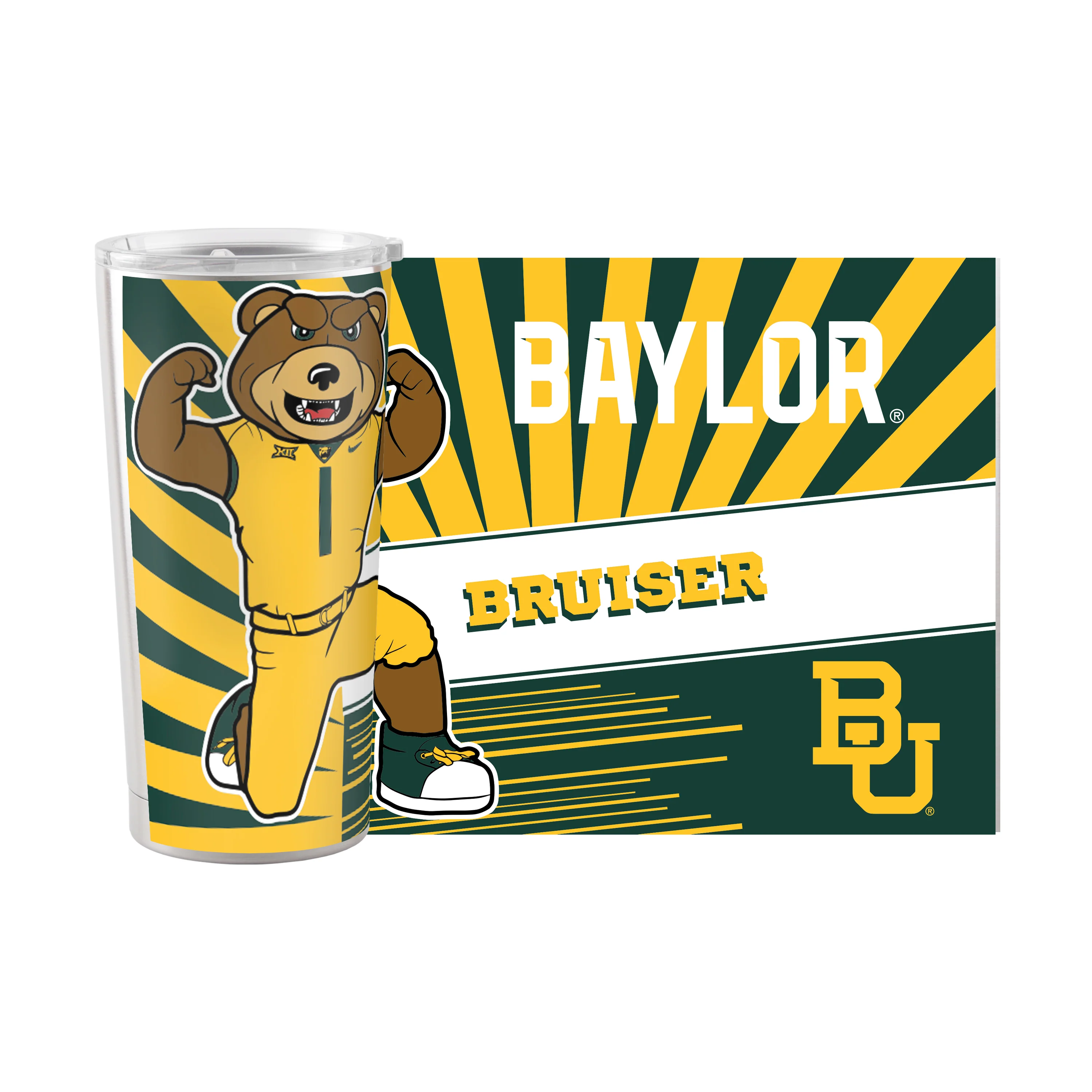 Baylor 20oz Mascot Stainless Tumbler - Image 2