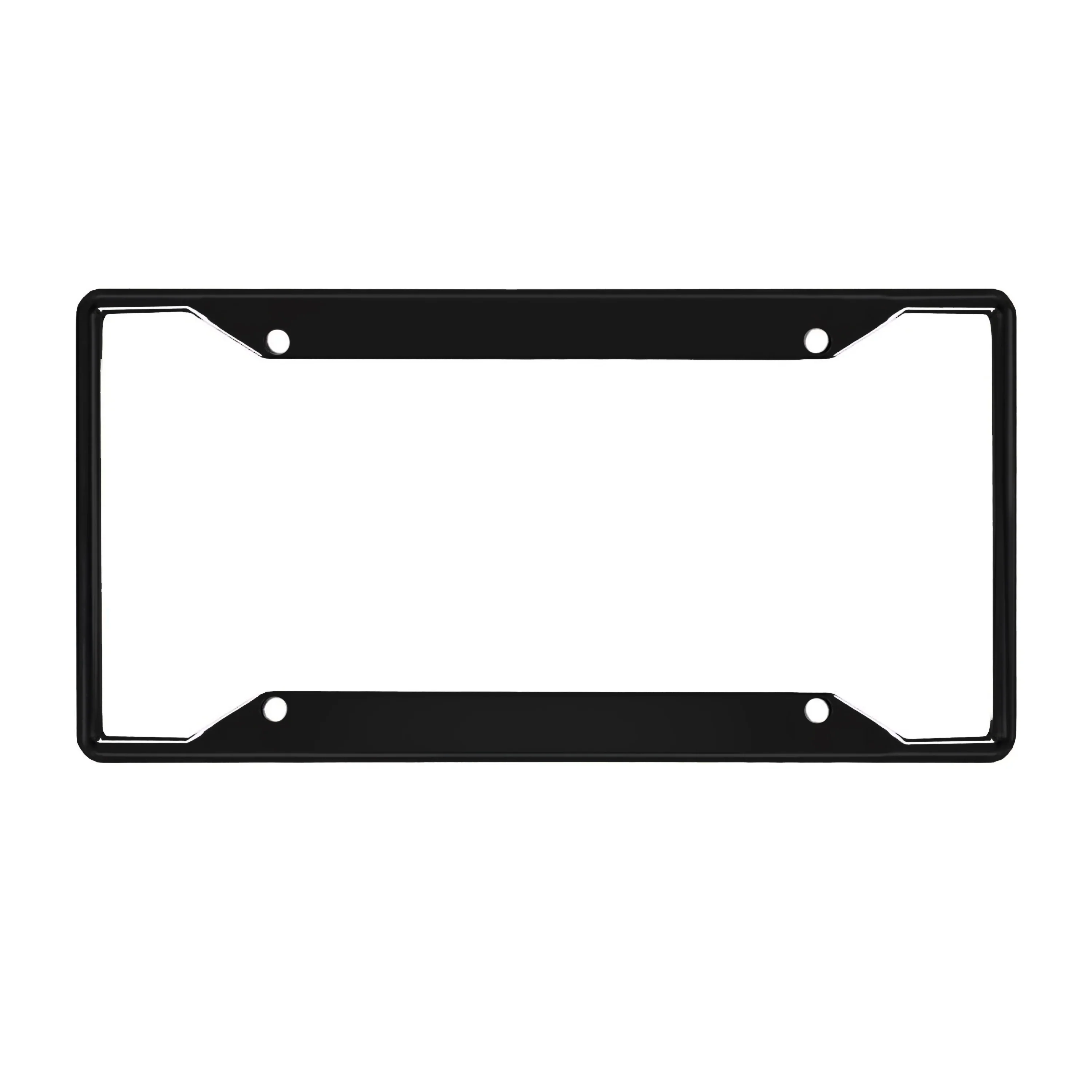 Blank BLACK License Plate Frame