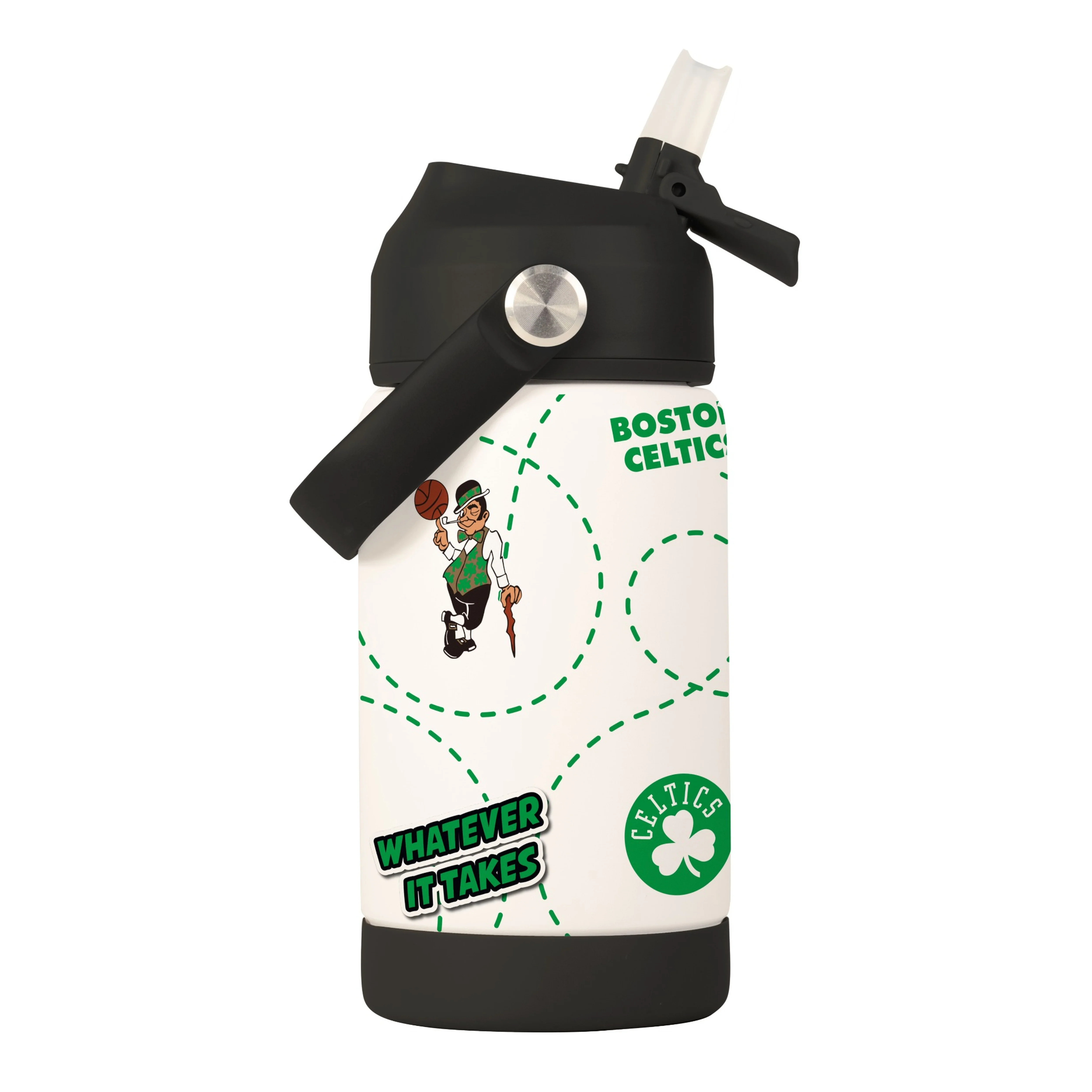 Boston Celtics 12oz Mascot SS Kids Bottle