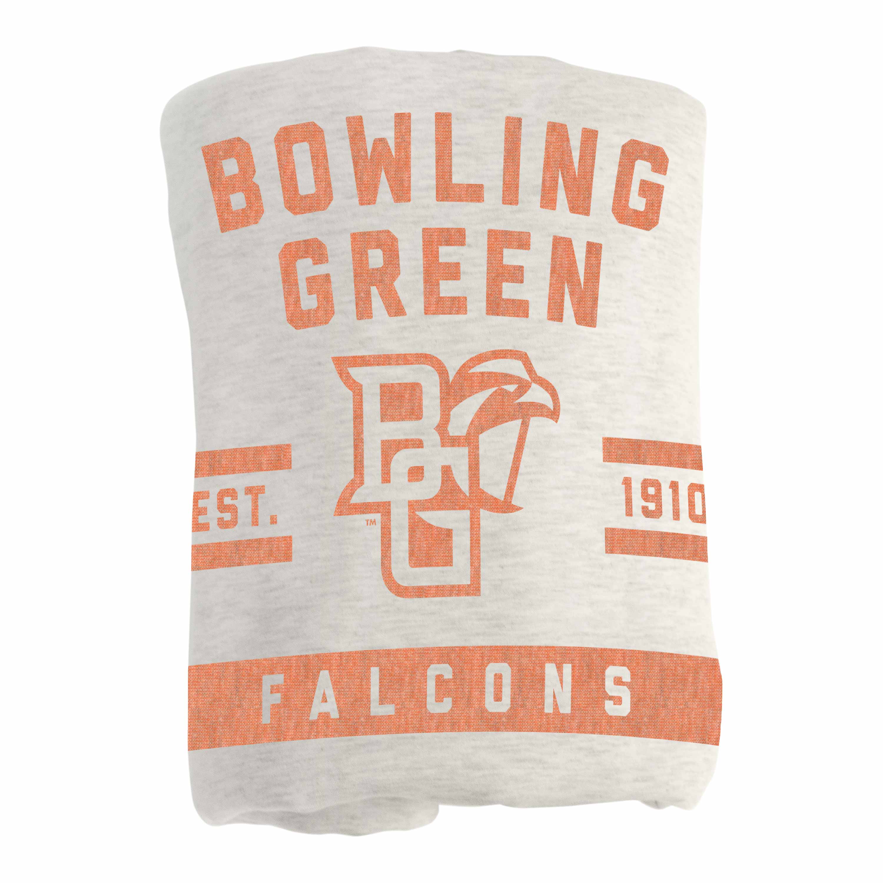 Bowling Green Oatmeal Sweatshirt Blanket - Image 3