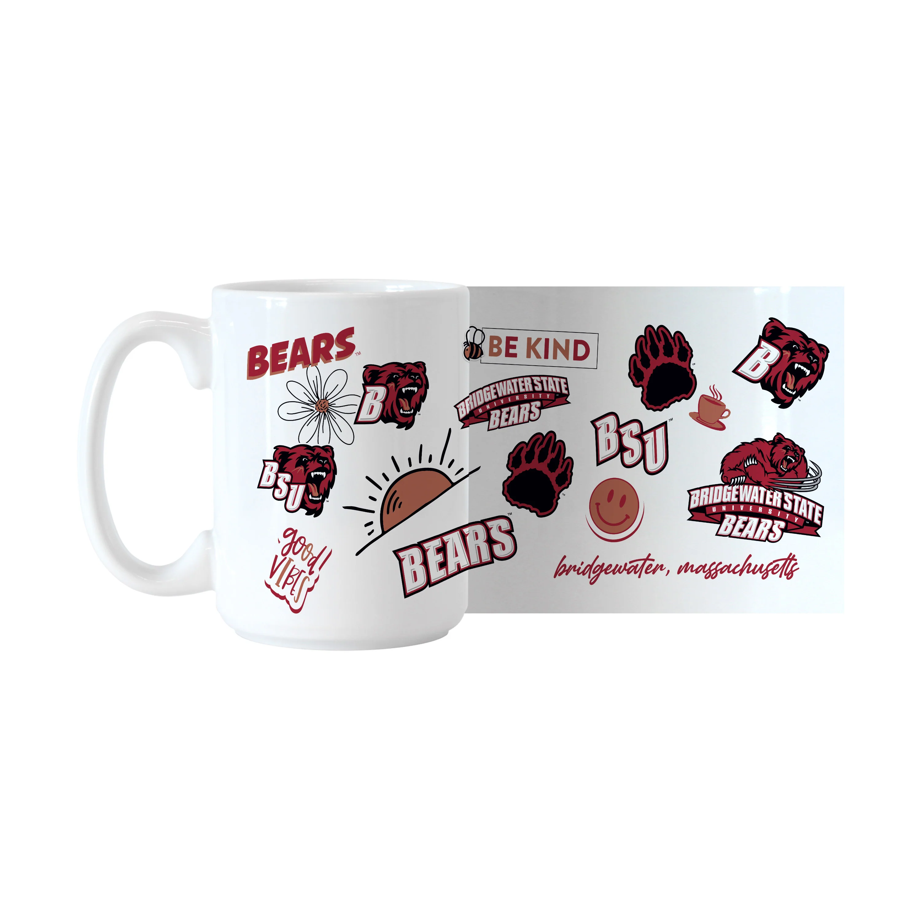 Bridgewater State 15oz Native Sublimated Mug - Image 2