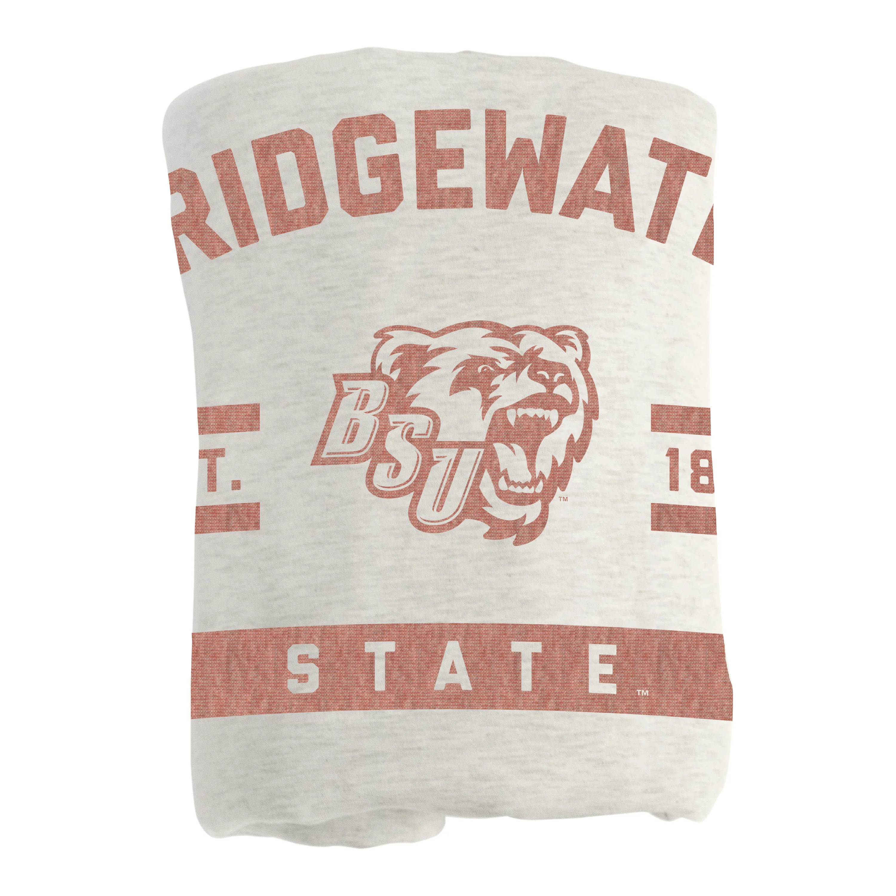 Bridgewater State Sublimated Sweatshirt Blanket - Image 3