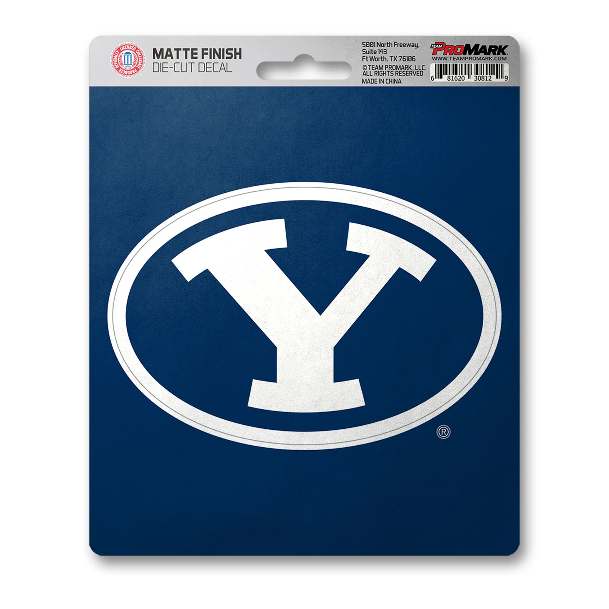 Brigham Young University Matte Decal