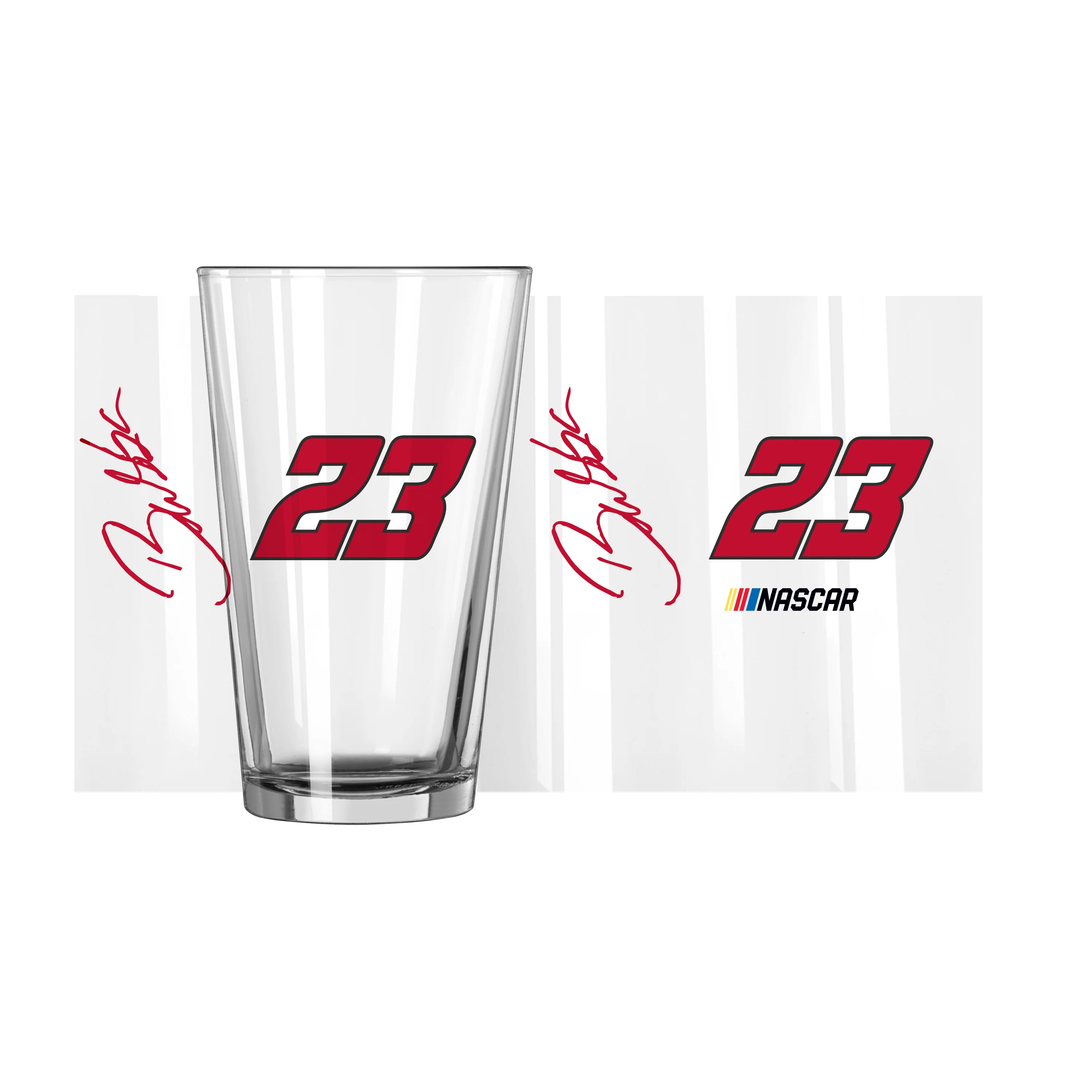 Bubba Wallace 16oz Gameday Pint Glass - Image 2