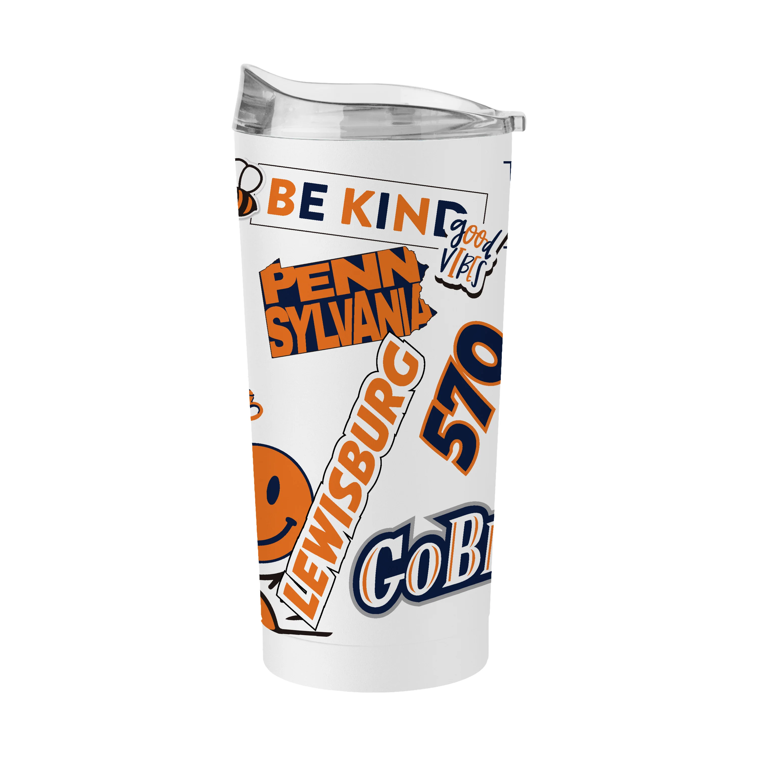 Bucknell 20oz Native Powder Coat Tumbler