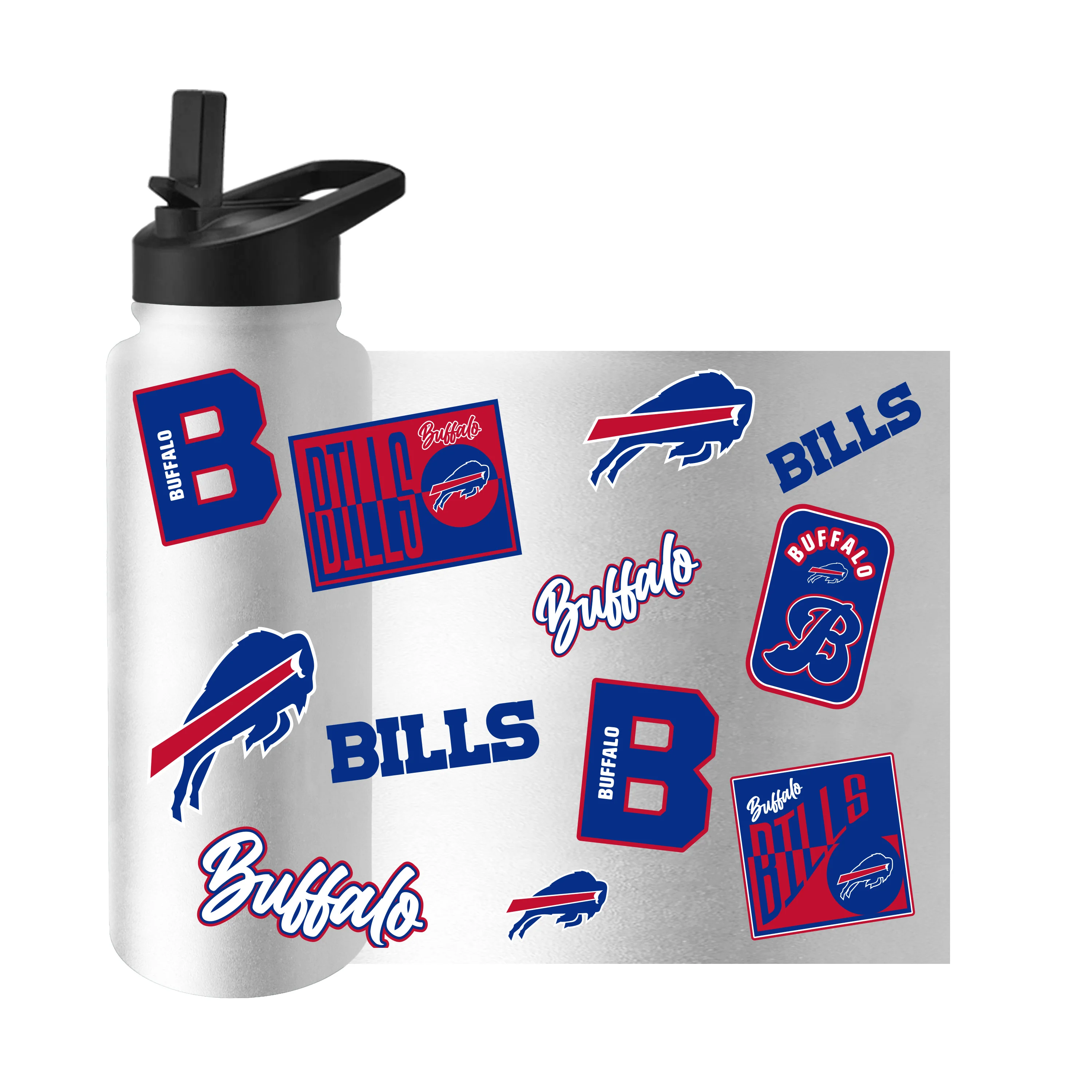 Buffalo Bills Dreamweave 34oz Quencher Bottle - Image 3