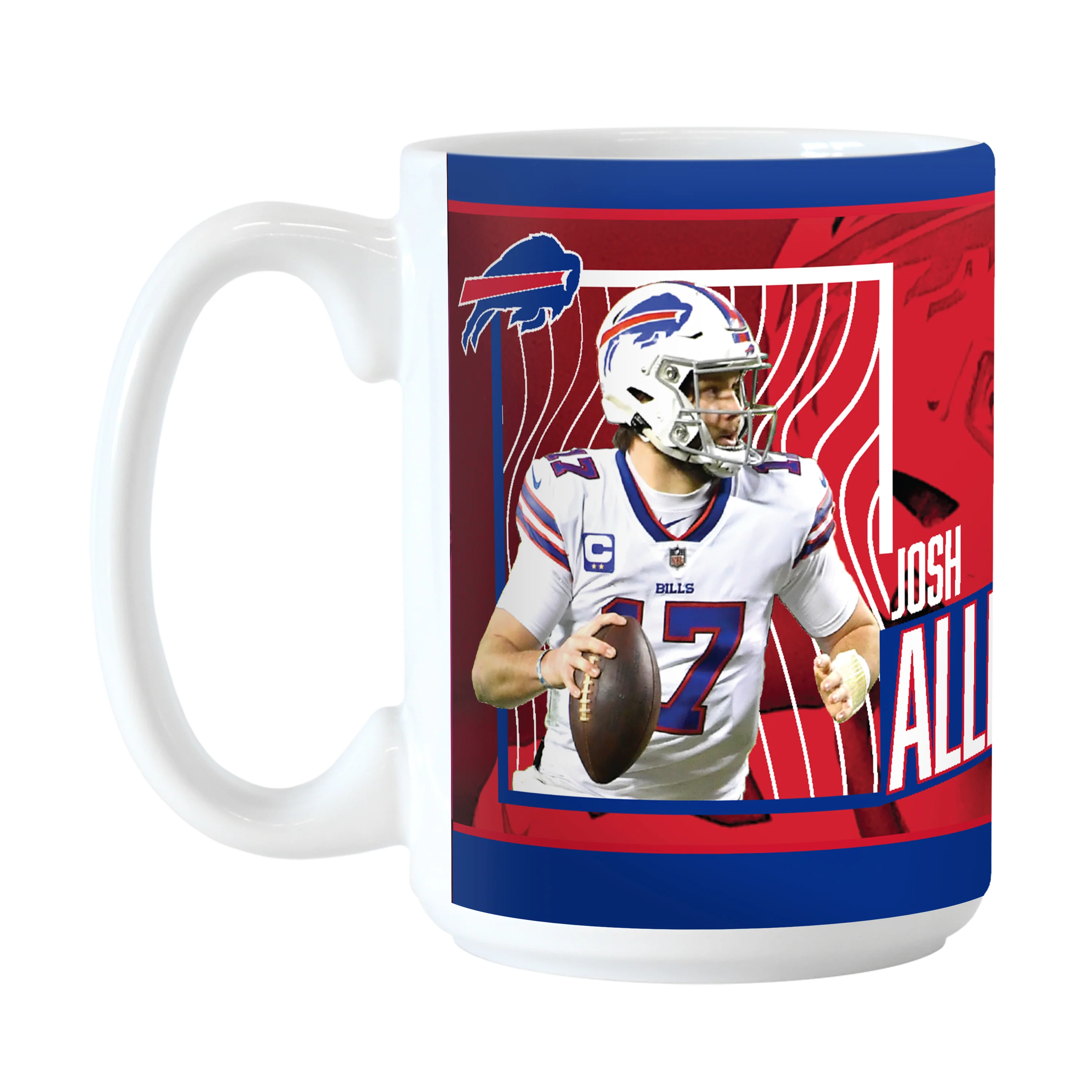 Buffalo Bills Josh Allen Image 15oz Sublimated Mug