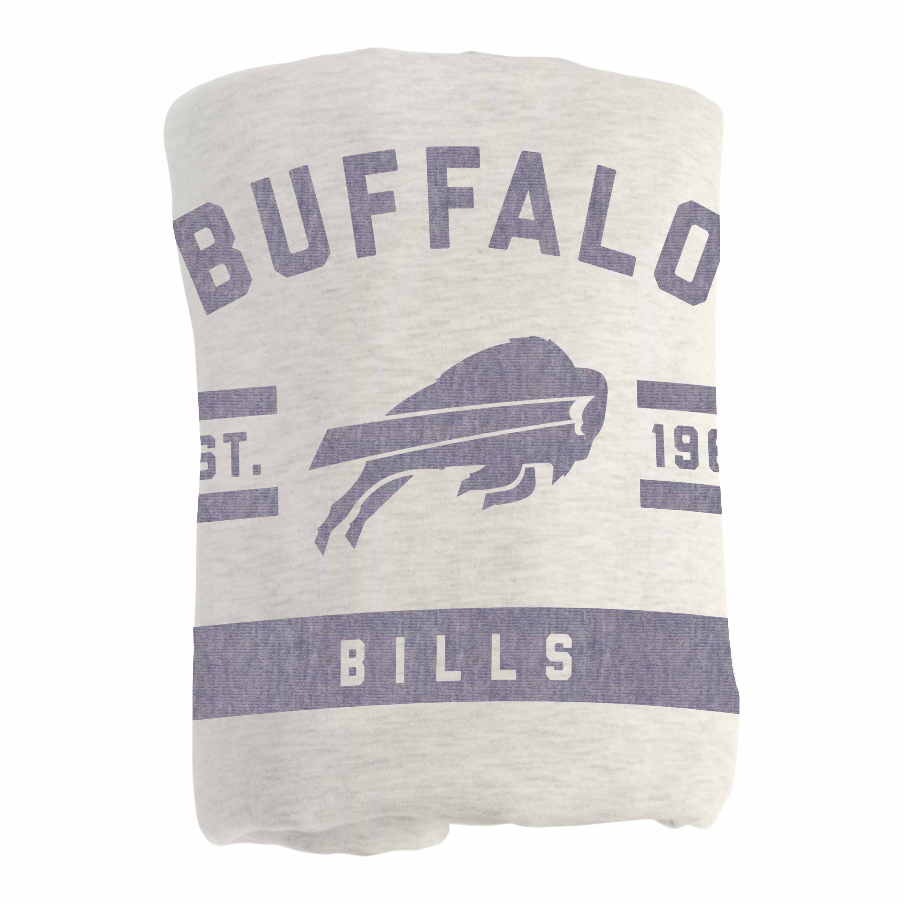 Buffalo Bills Oatmeal Sweatshirt Blanket - Image 3
