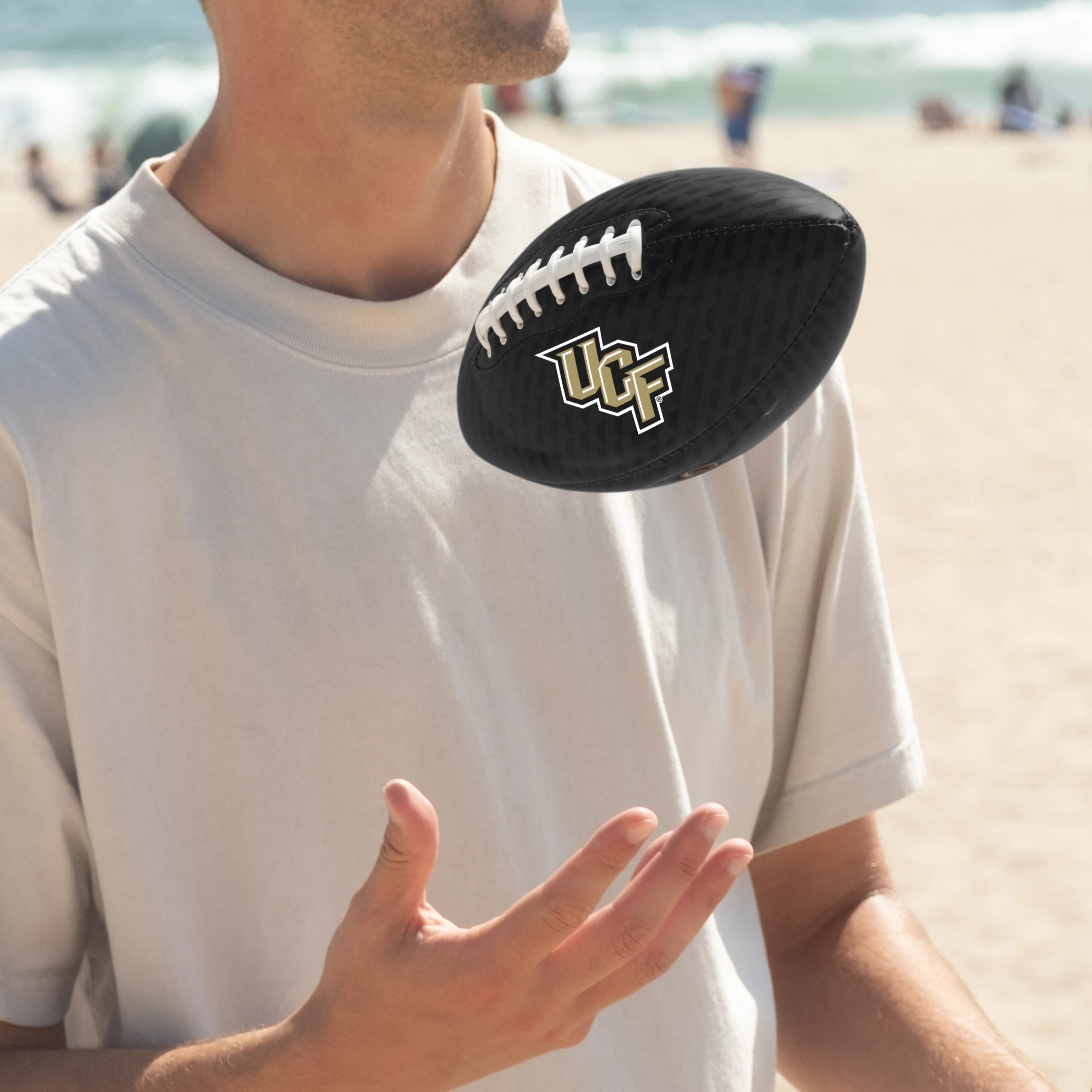 Central Florida Carbon Fiber Mini Size Glossy Football - Image 2