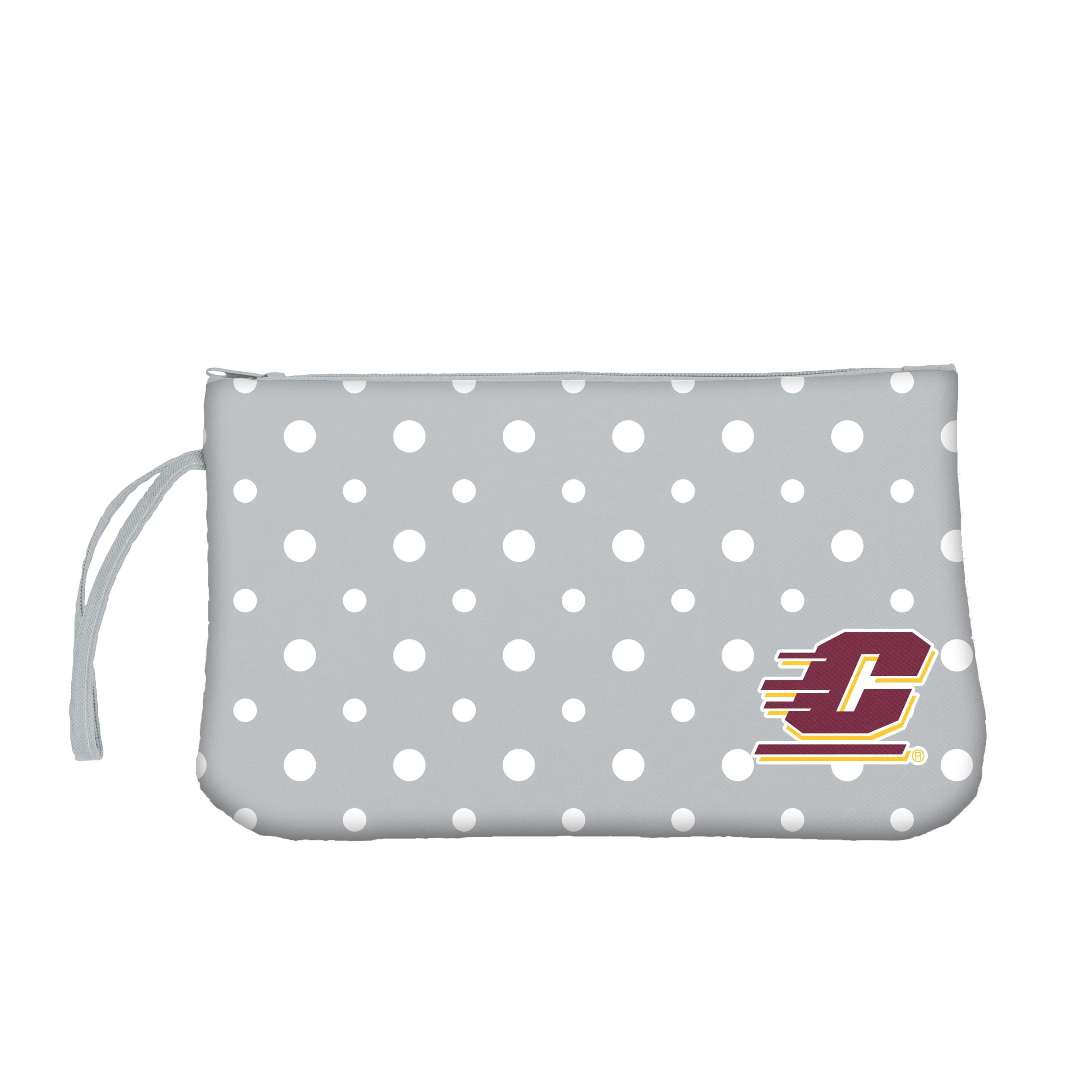 Central Michigan Dot Wristlet