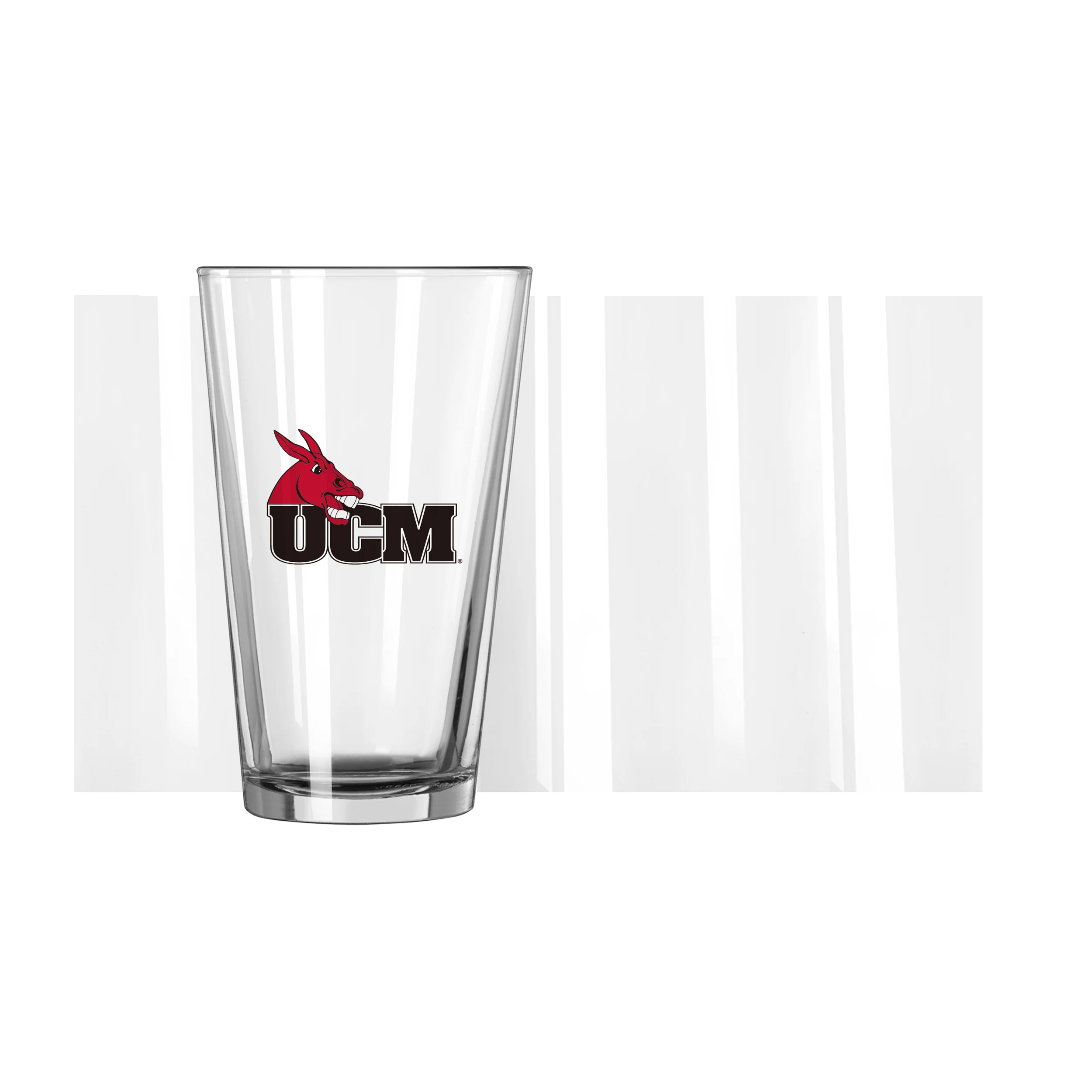 Central Missouri 16oz Logo Pint Glass - Image 2