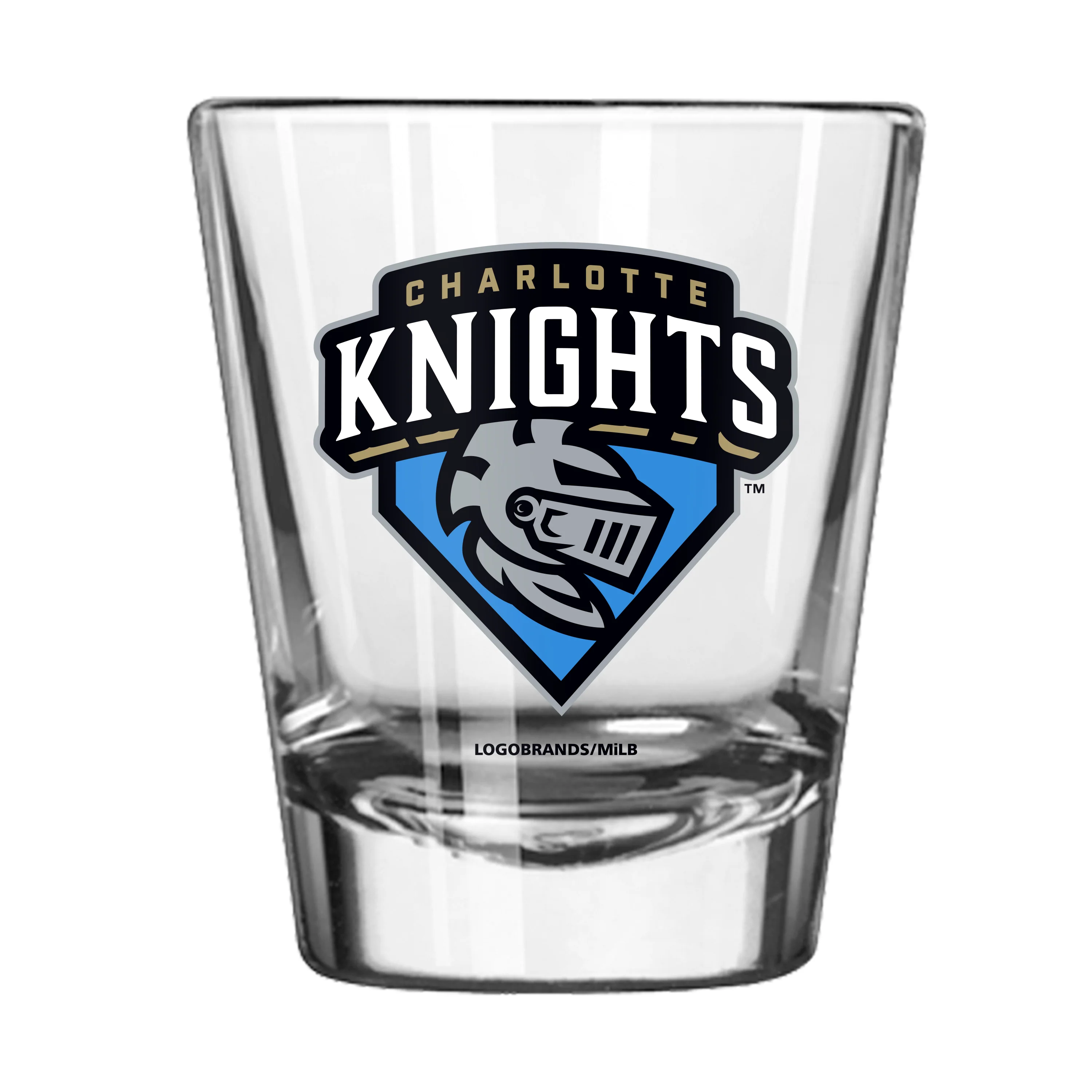Charlotte Knights 2oz Logo Shot Glass