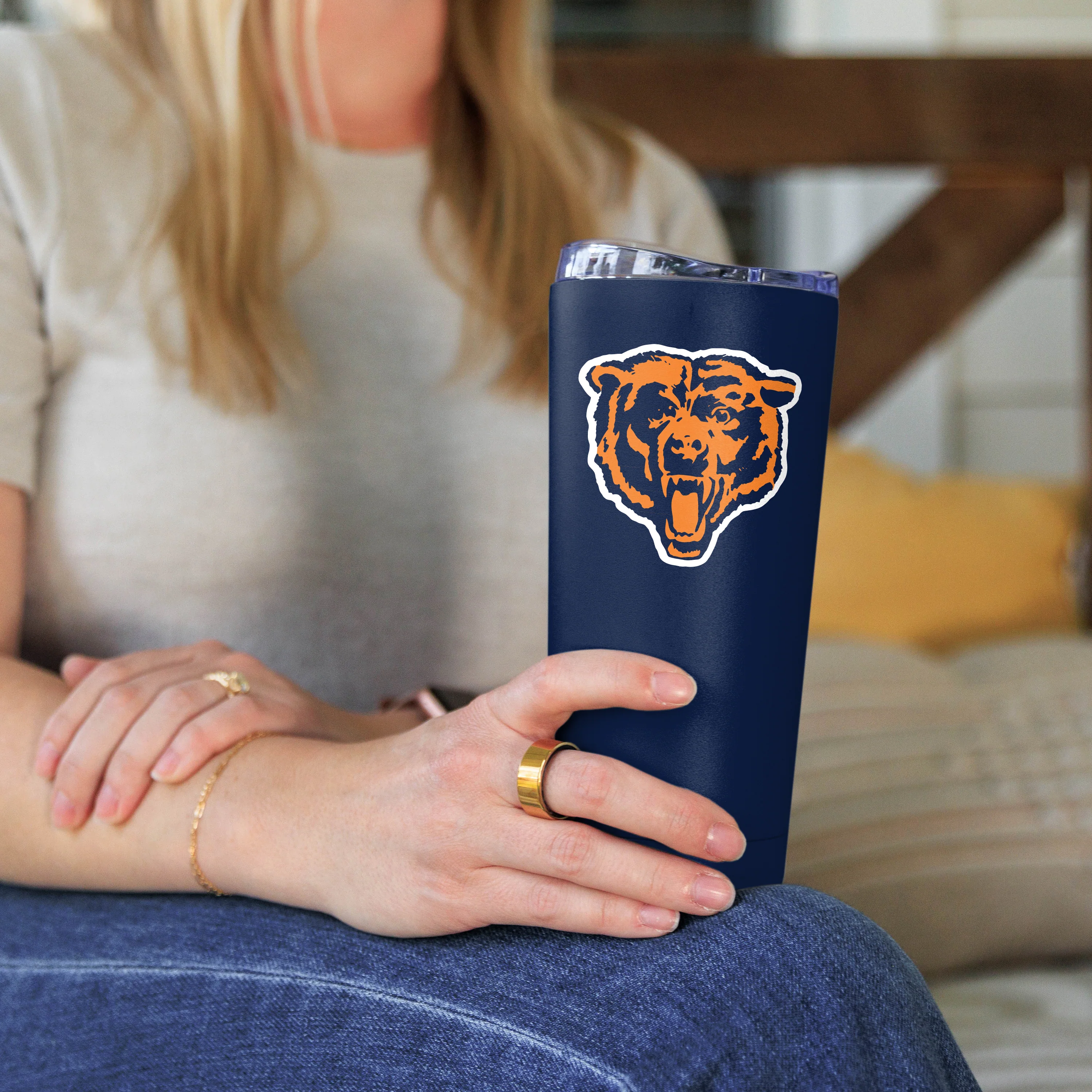 Chicago Bears 20oz Flipside Powder Coat Tumbler - Image 4