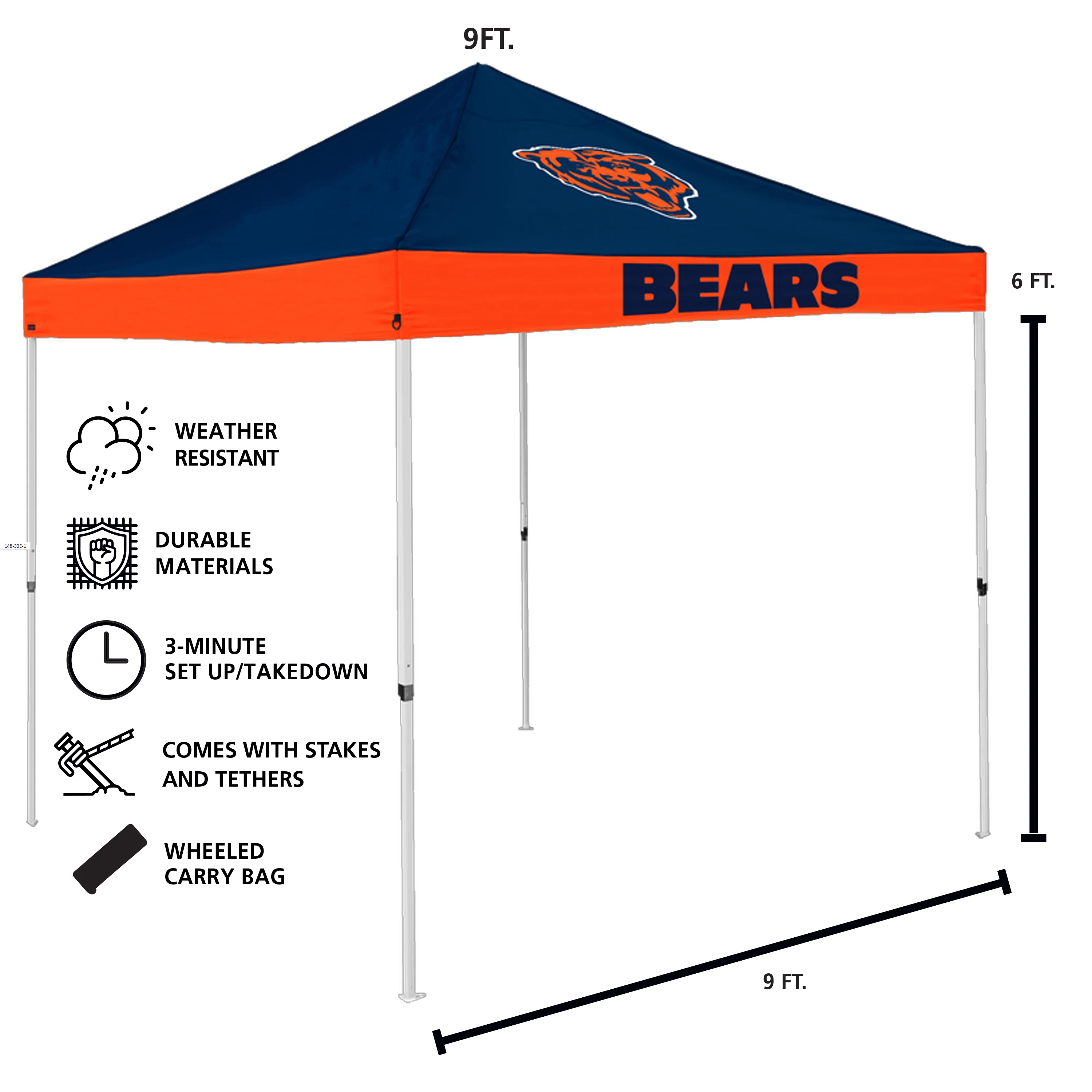 Chicago Bears Economy Canopy - Image 3