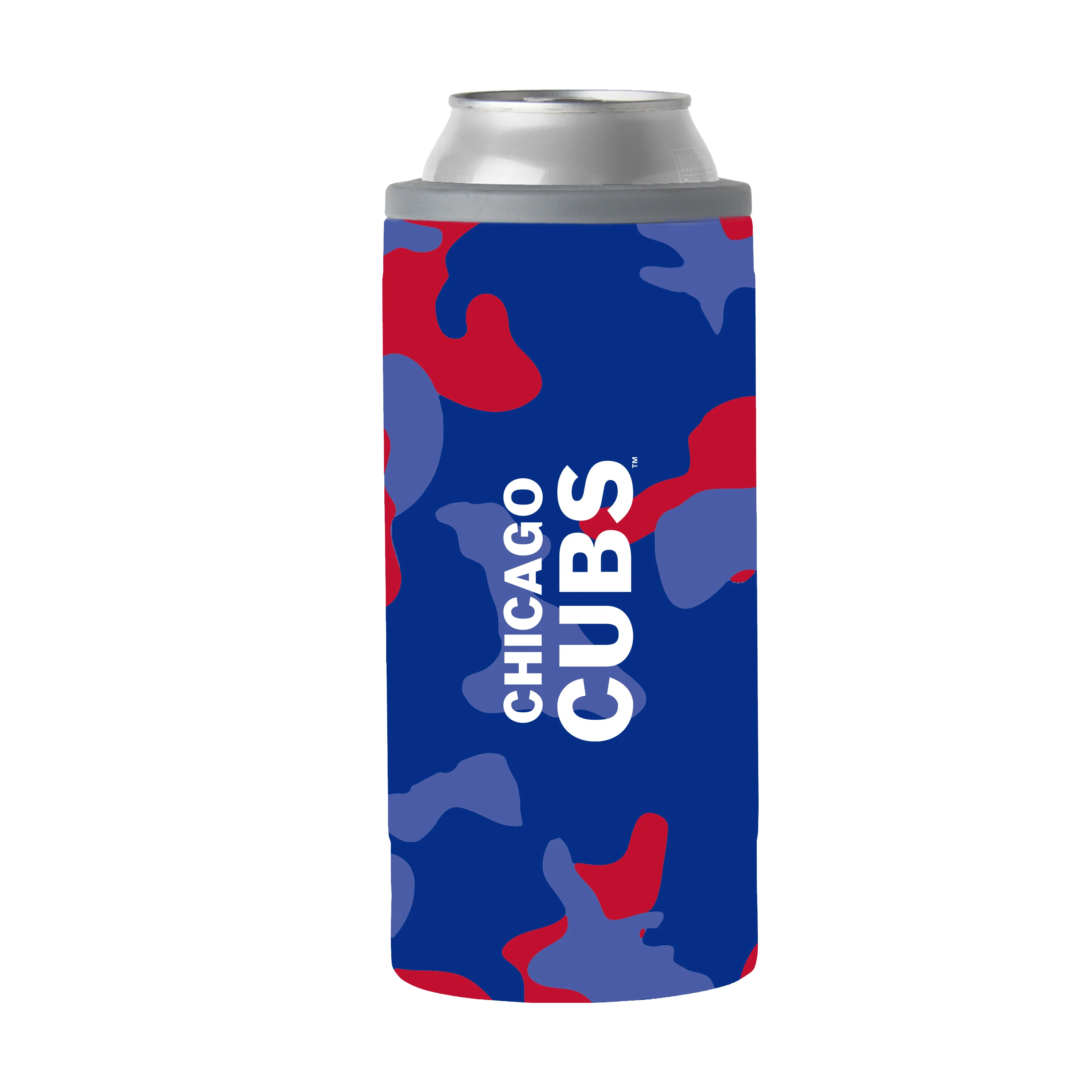 Chicago Cubs 12oz Camo Slim Can Coolie - Image 2