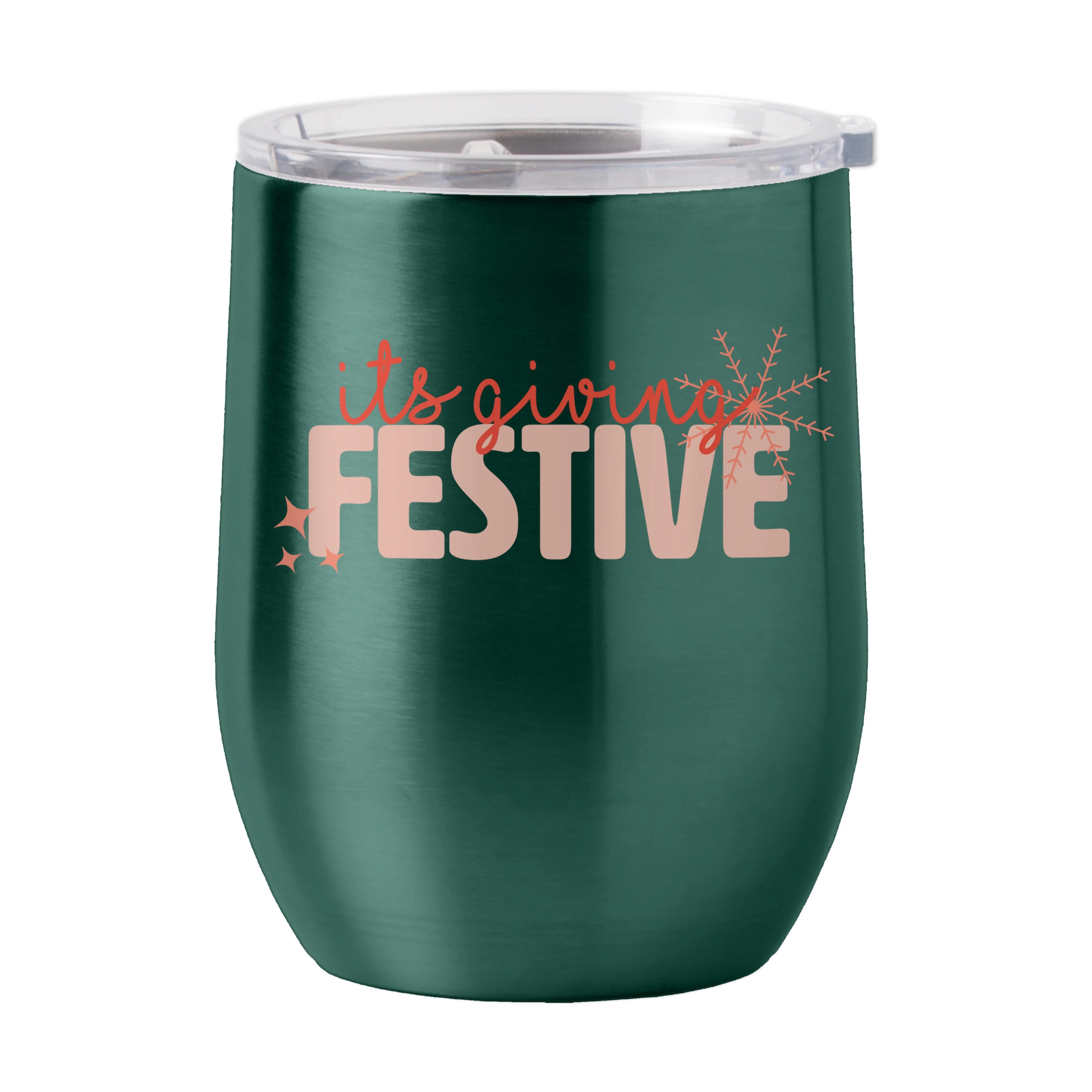 Christmas Festive 16oz Stainless Curved Beverage - Image 2