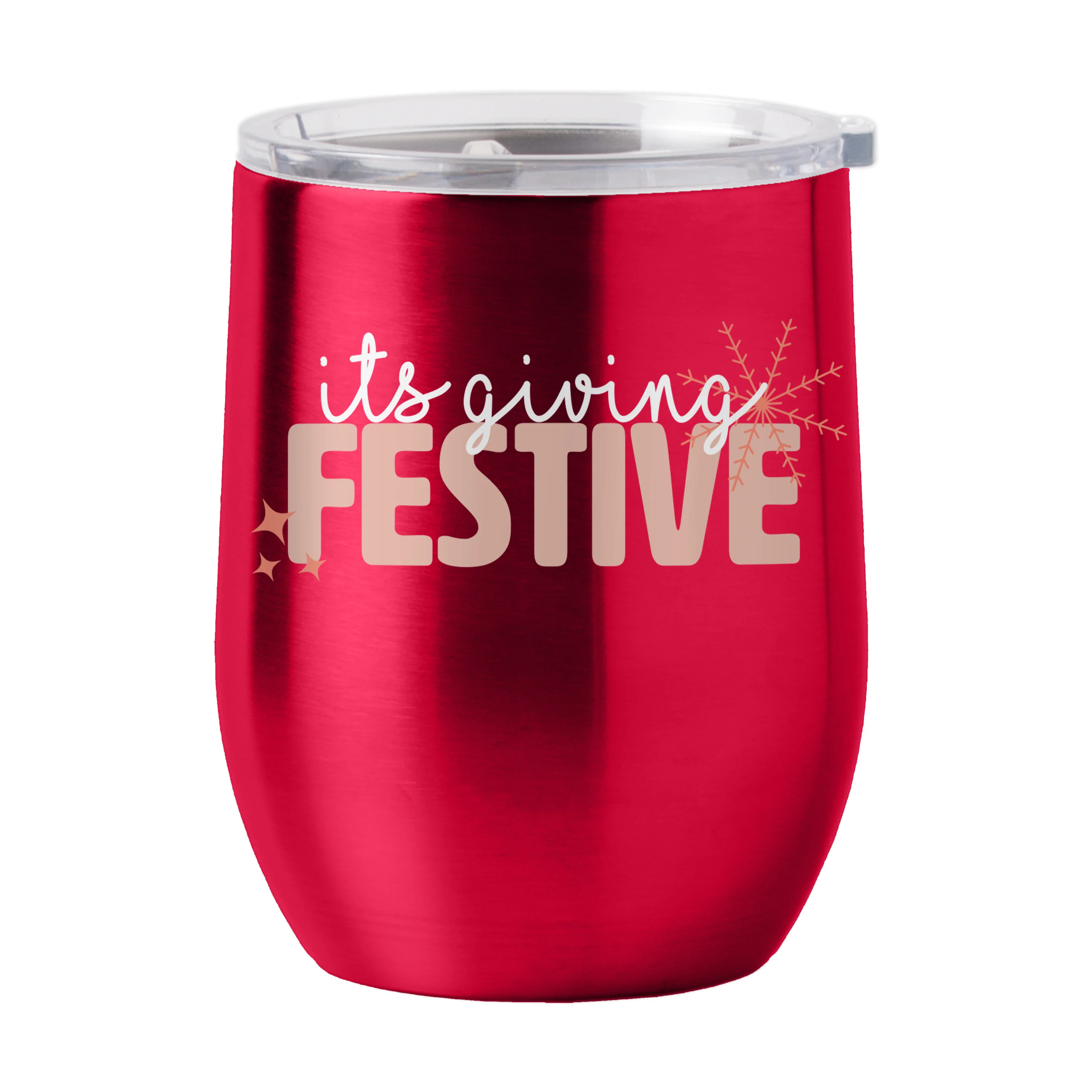 Christmas Festive 16oz Stainless Curved Beverage - Image 2