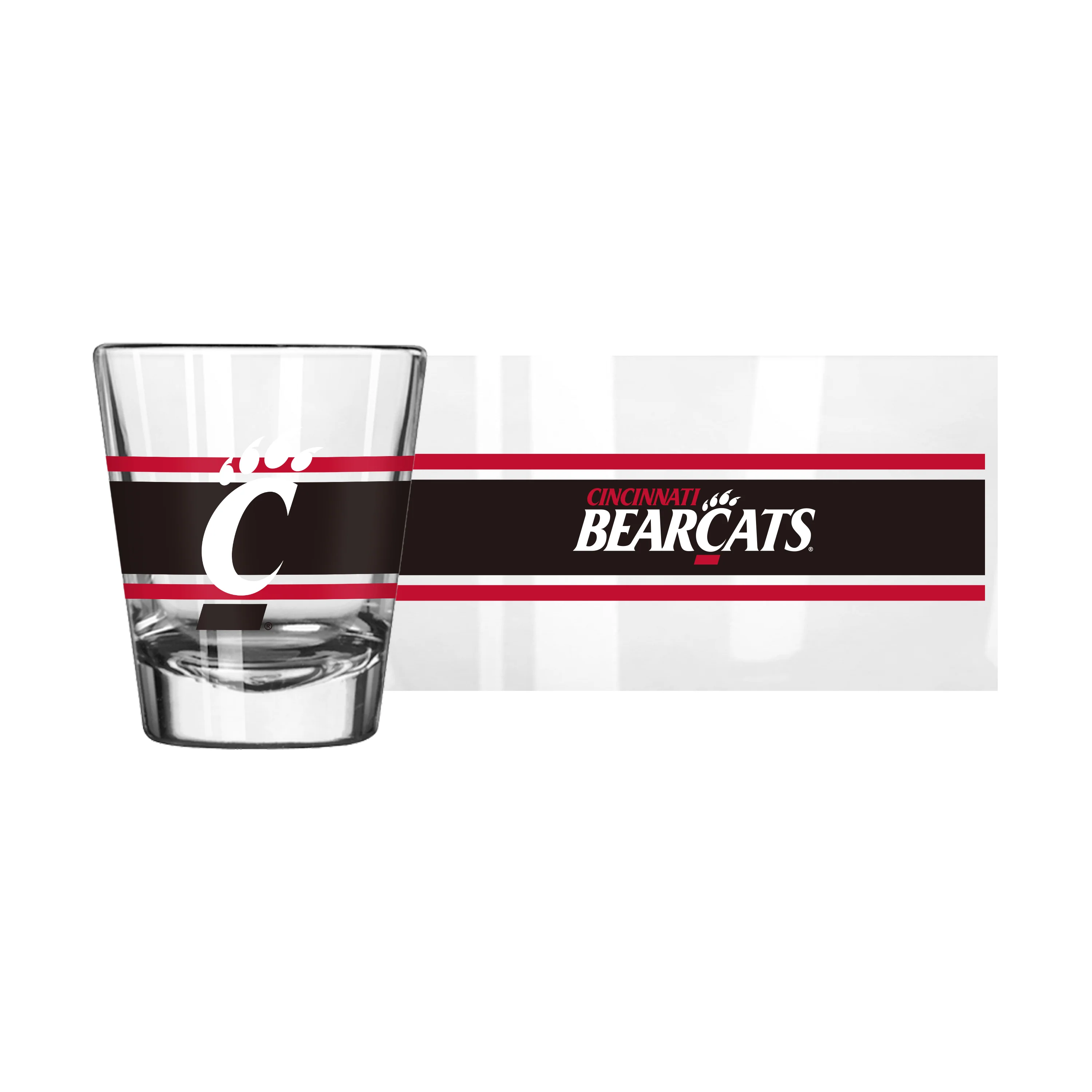 Cincinnati 2oz Stripe Shot Glass - Image 3
