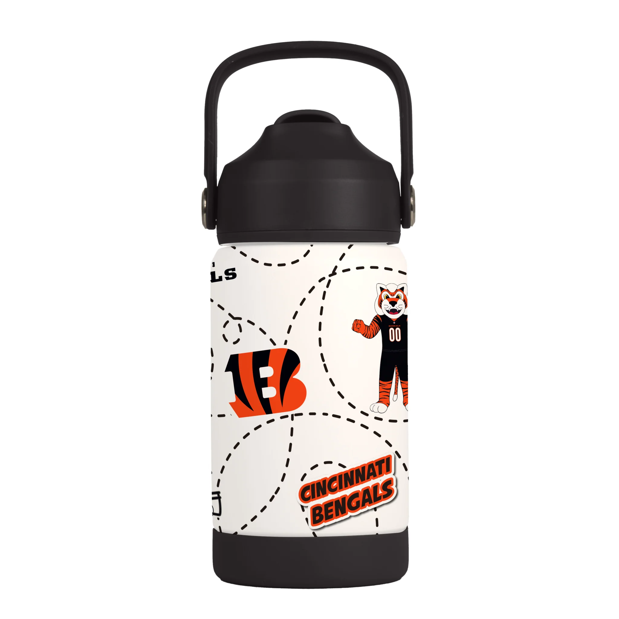 Cincinnati Bengals 12oz Mascot SS Kids Bottle - Image 2