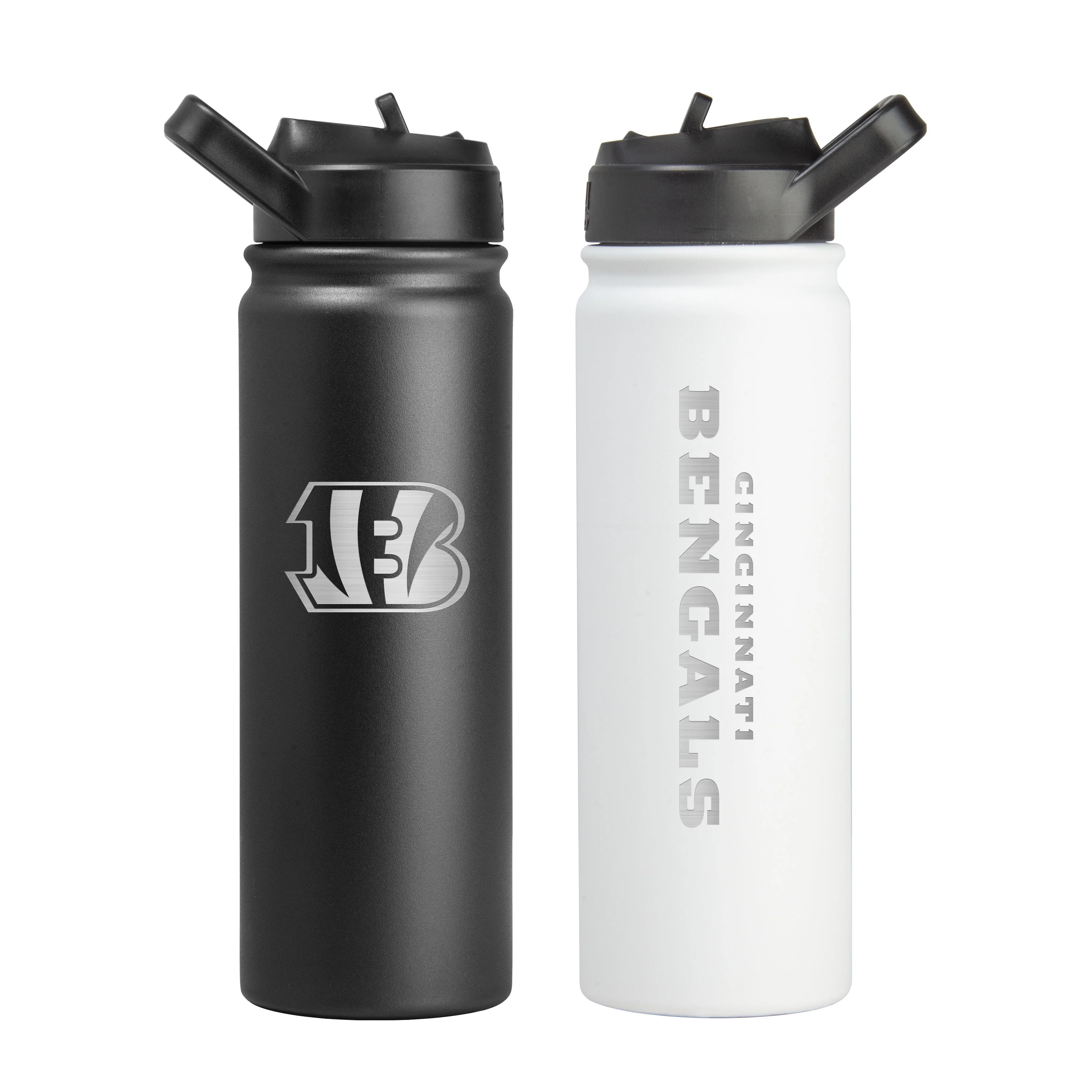 Cincinnati Bengals 24oz SS Water Bottle 2 Pack